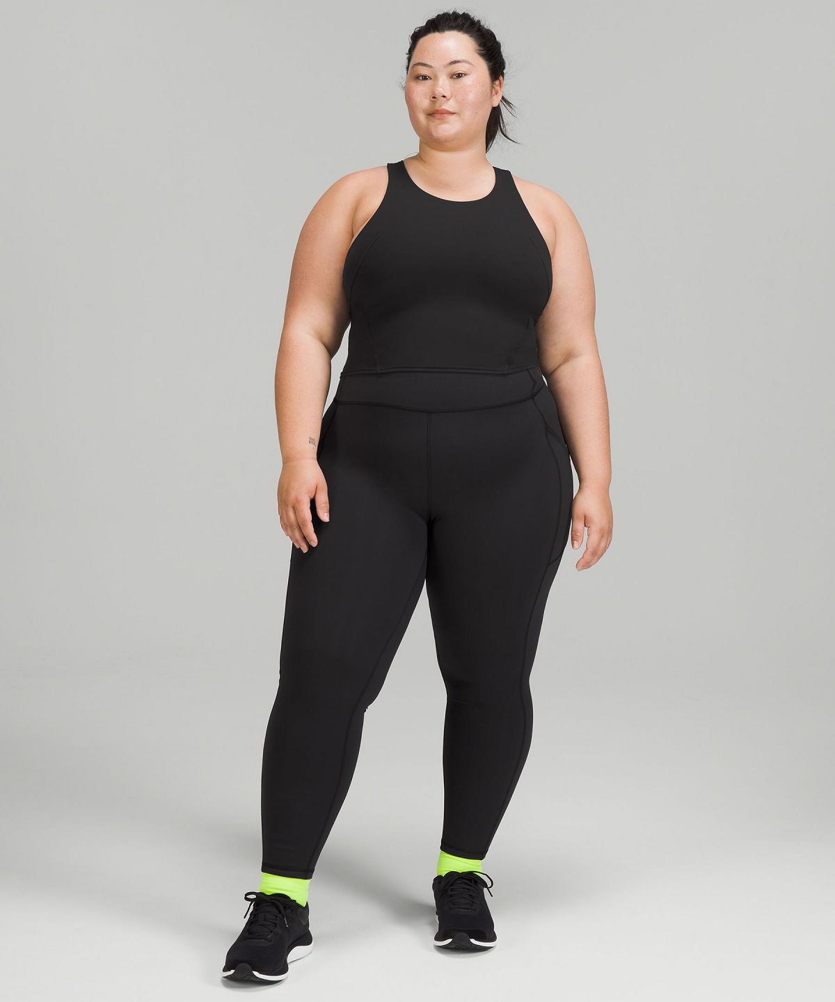 Black Women Lululemon Invigorate High-Rise Tight 25" Leggings | AU_LuLu24383