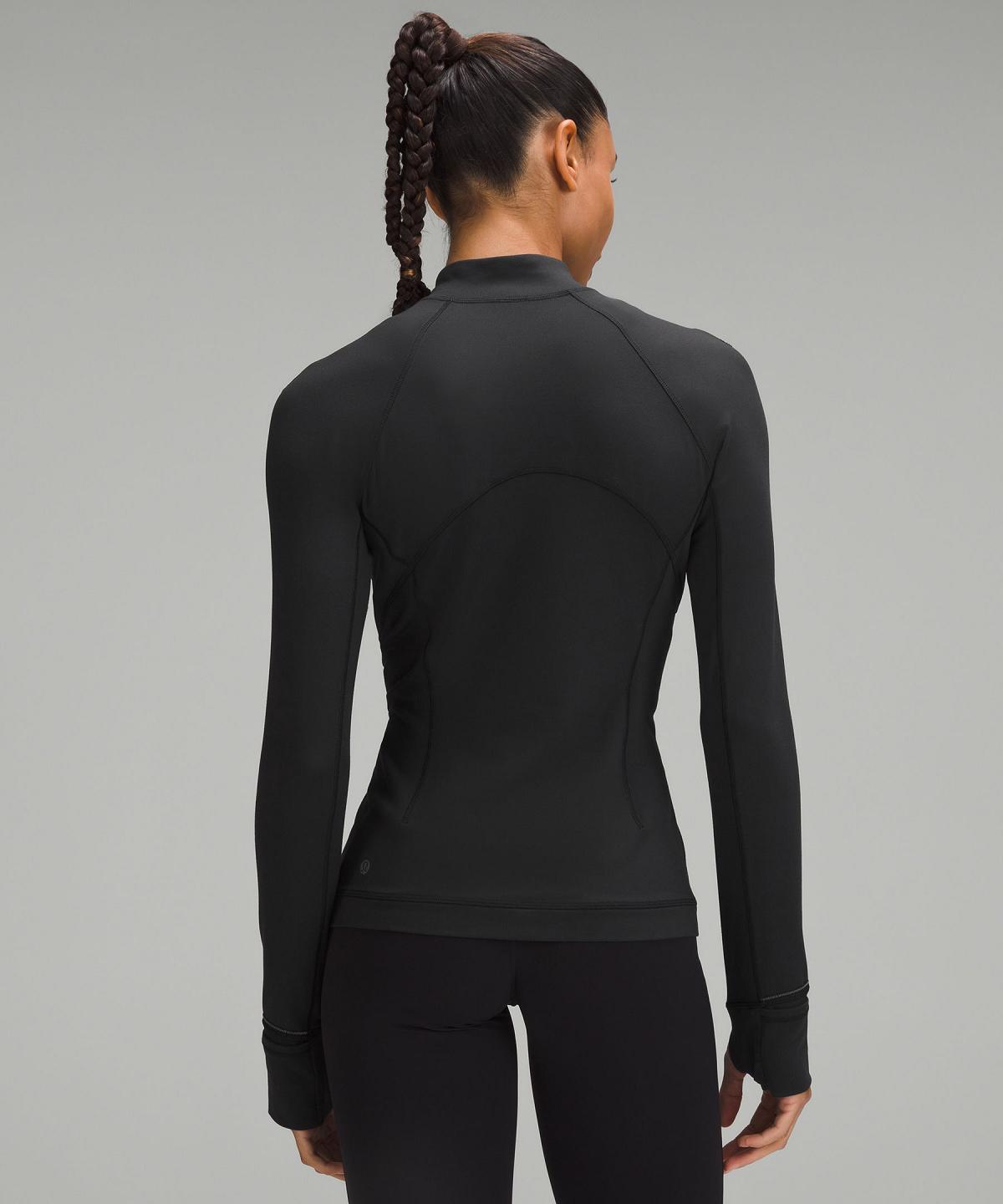 Black Women Lululemon It's Rulu Half Zip Long Sleeve Shirts | AU_LuLu66827