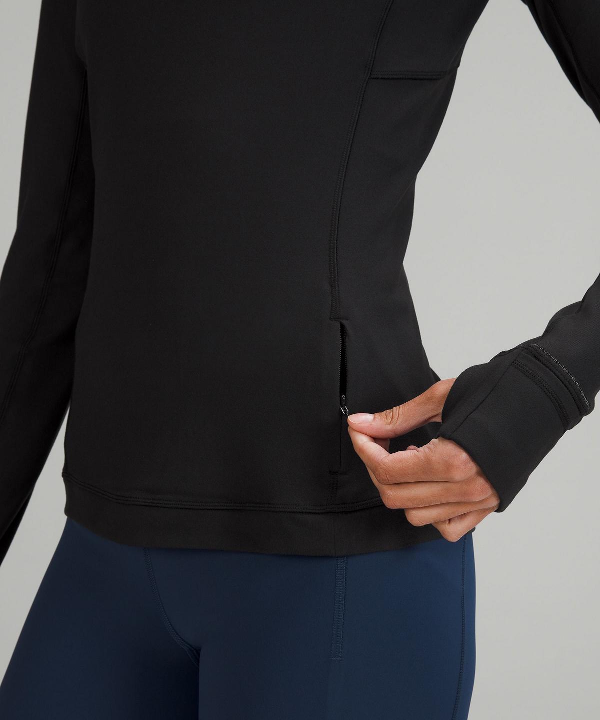 Black Women Lululemon It's Rulu Long-Sleeve Hoodies & Sweatshirts | AU_LuLu49777