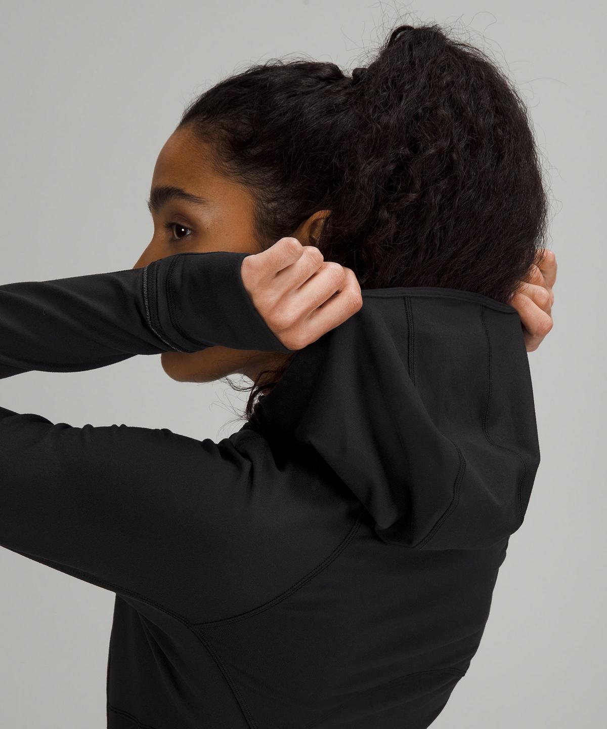 Black Women Lululemon It's Rulu Long-Sleeve Hoodies & Sweatshirts | AU_LuLu49777