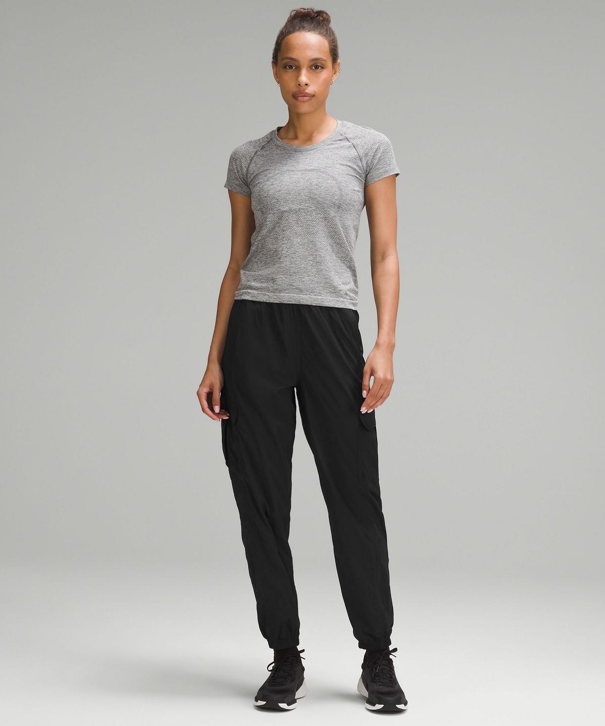 Black Women Lululemon Lightweight Cargo Mid-Rise Hiking Joggers | AU_LuLu96183