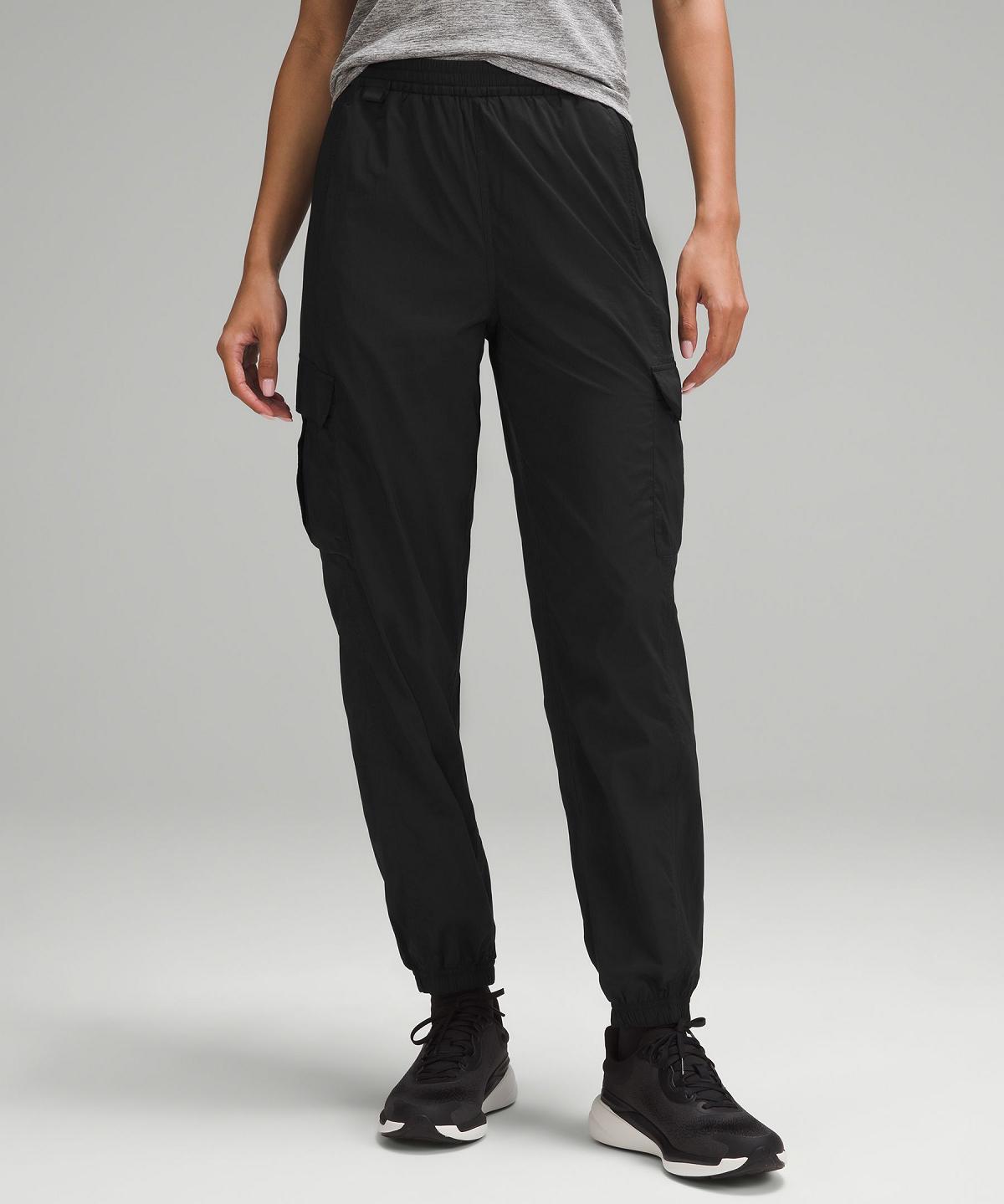 Black Women Lululemon Lightweight Cargo Mid-Rise Hiking Joggers | AU_LuLu96183