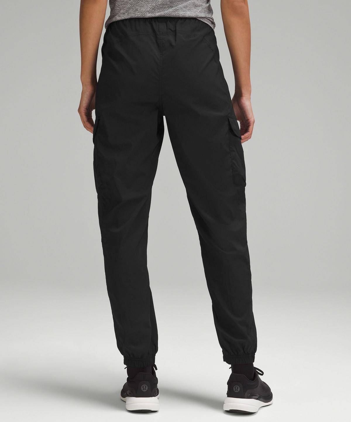 Black Women Lululemon Lightweight Cargo Mid-Rise Hiking Pants | AU_LuLu10752