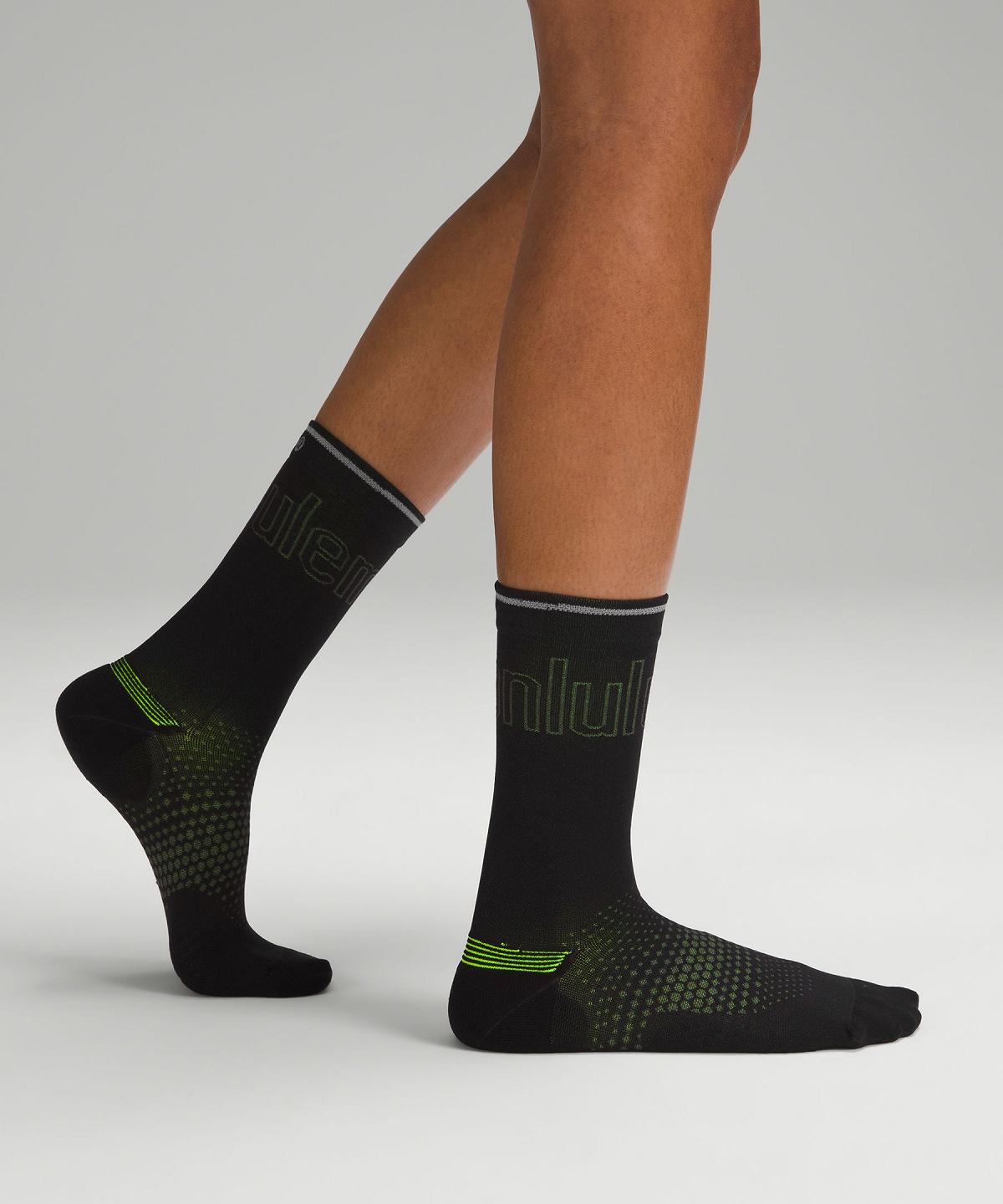 Black Women Lululemon MacroPillow Crew Socks | AU_LuLu78666