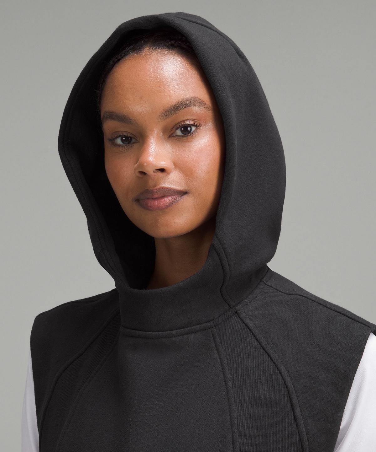 Black Women Lululemon Scuba Pullover Sleeveless Hoodies & Sweatshirts | AU_LuLu75414