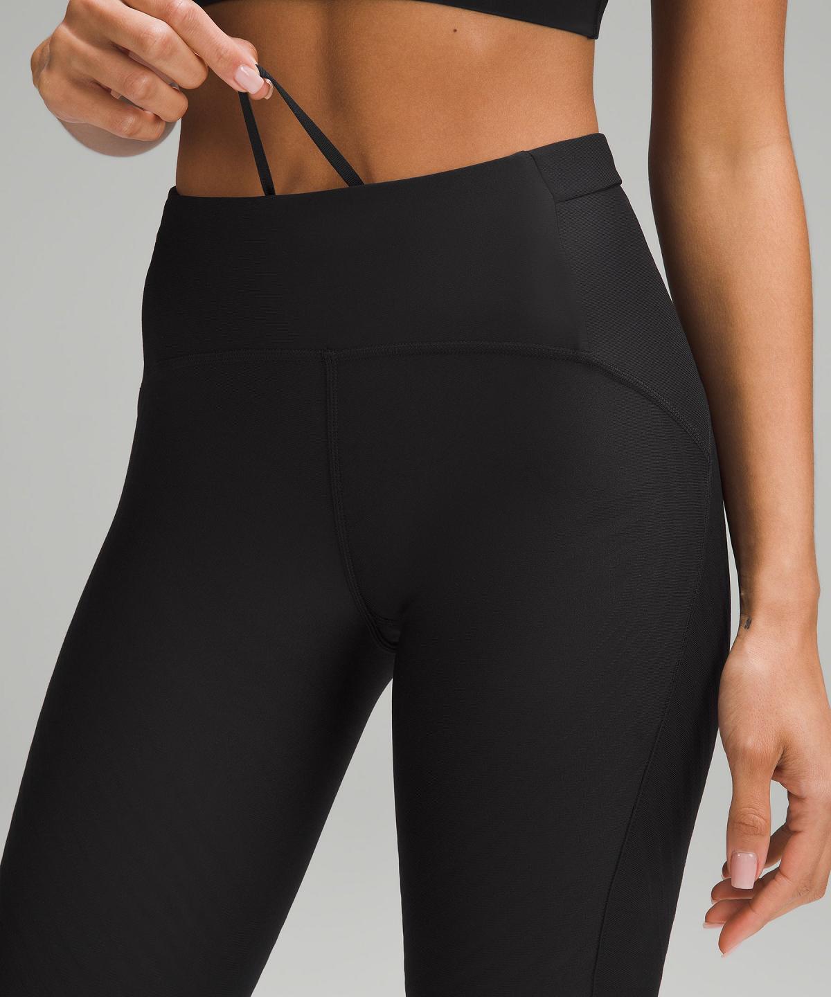 Black Women Lululemon SenseKnit Running High-Rise Tight 28" Leggings | AU_LuLu65215