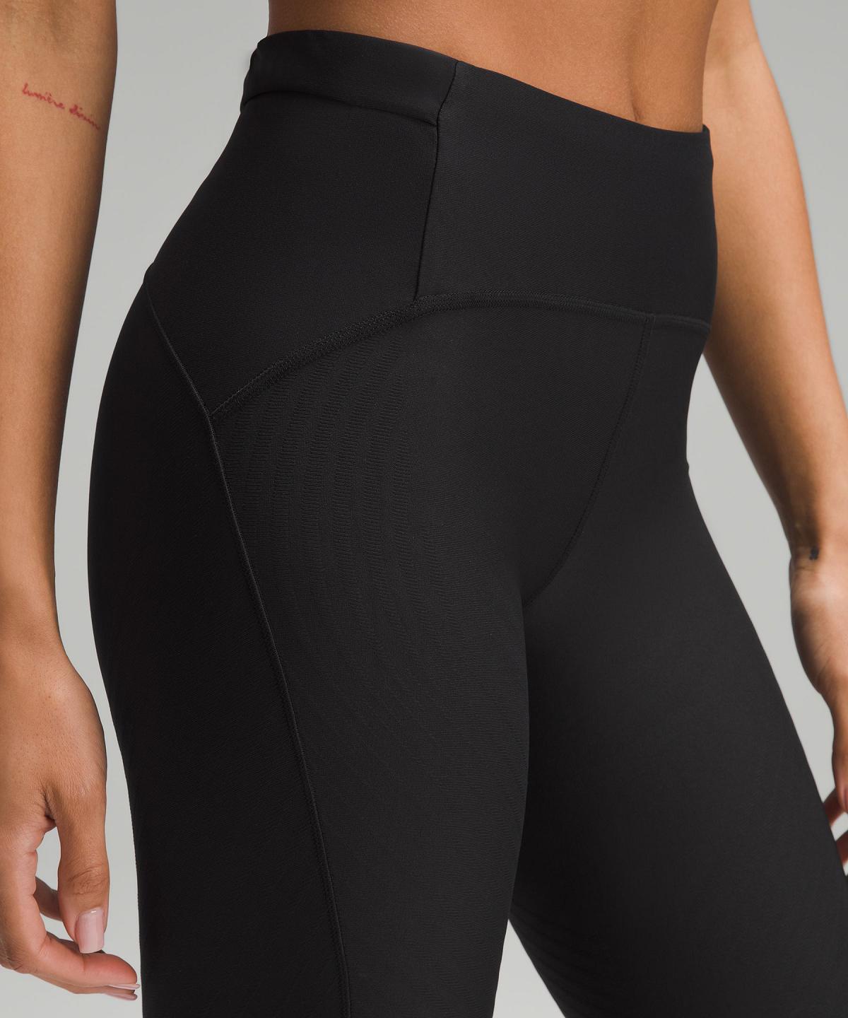 Black Women Lululemon SenseKnit Running High-Rise Tight 28" Leggings | AU_LuLu65215