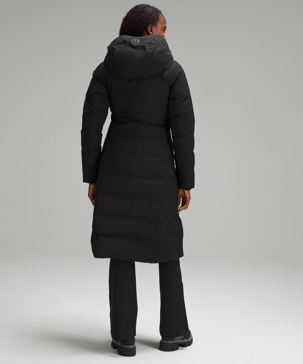 Black Women Lululemon StretchSeal Sleet Street Long Coats & Jackets | AU_LuLu35248