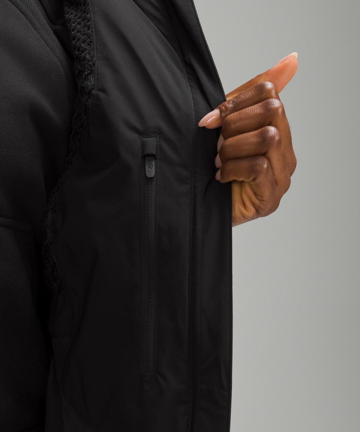 Black Women Lululemon StretchSeal Sleet Street Long Coats & Jackets | AU_LuLu35248