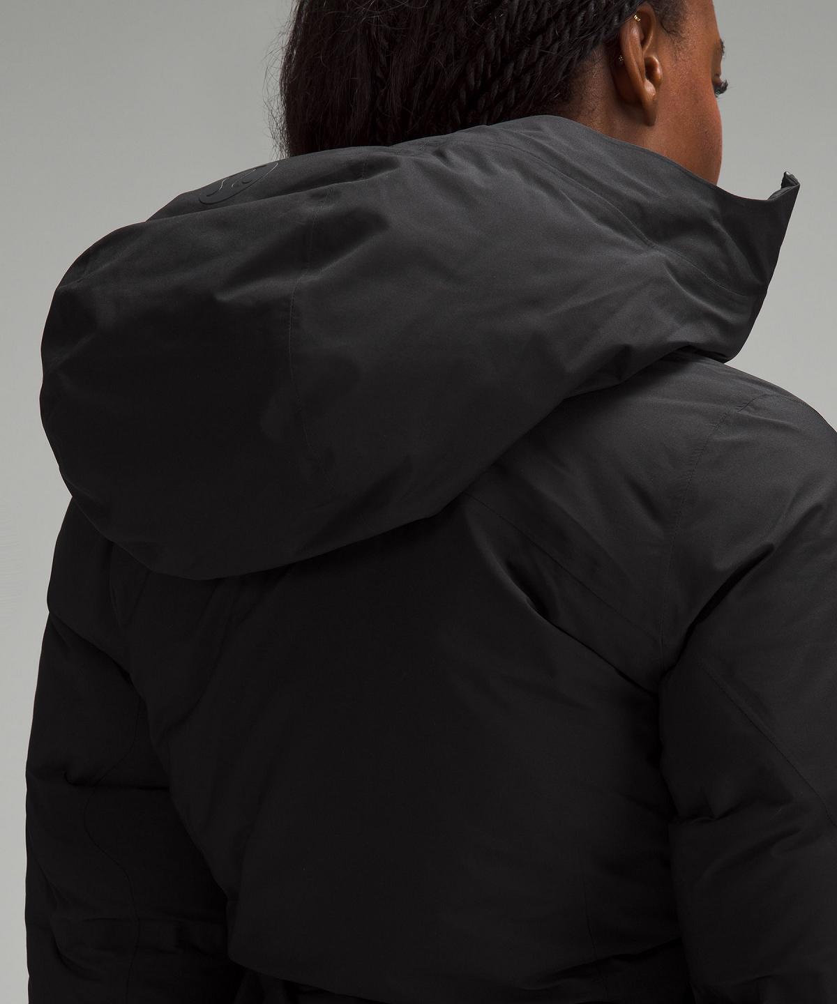 Black Women Lululemon StretchSeal Sleet Street Long Coats & Jackets | AU_LuLu35248