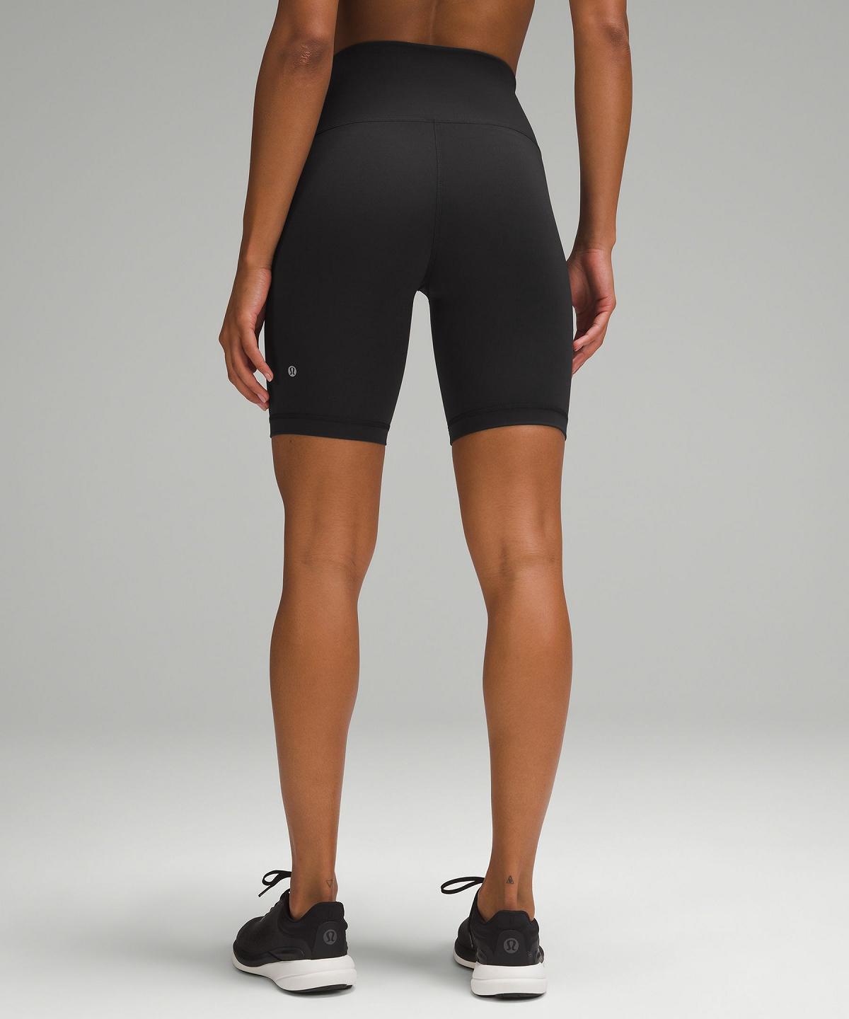 Black Women Lululemon Wunder Train High-Rise 8" Shorts | AU_LuLu31139