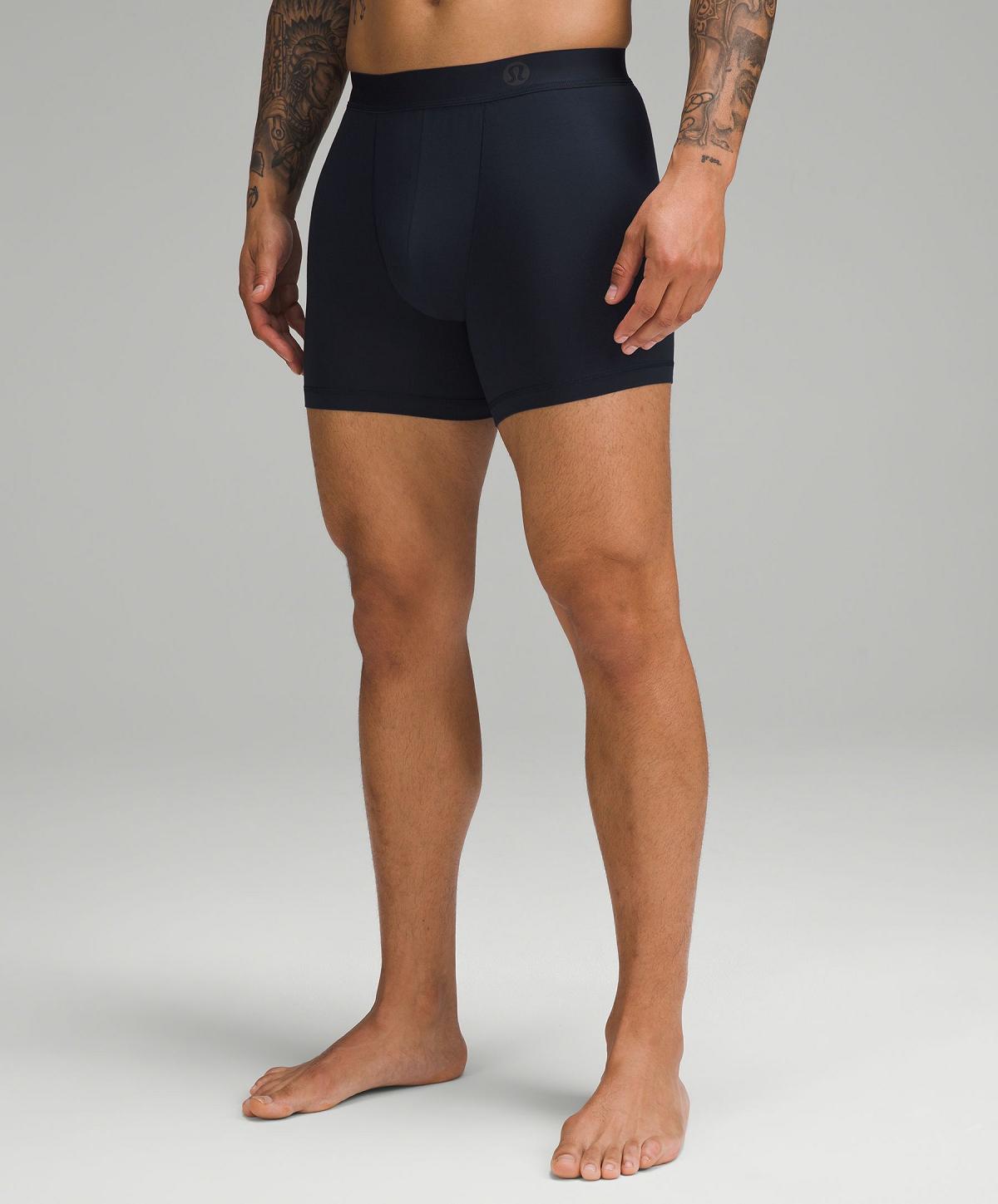 Black / Brown / Navy / Blue Men Lululemon Always In Motion Boxer 5" Underwear | AU_LuLu75972