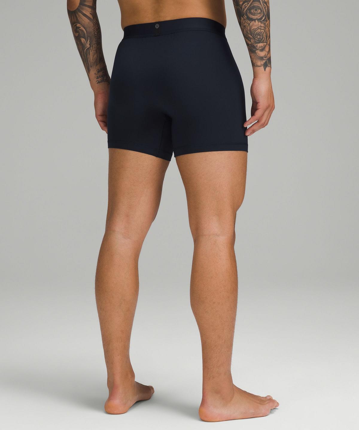 Black / Brown / Navy / Blue Men Lululemon Always In Motion Boxer 5" Underwear | AU_LuLu75972