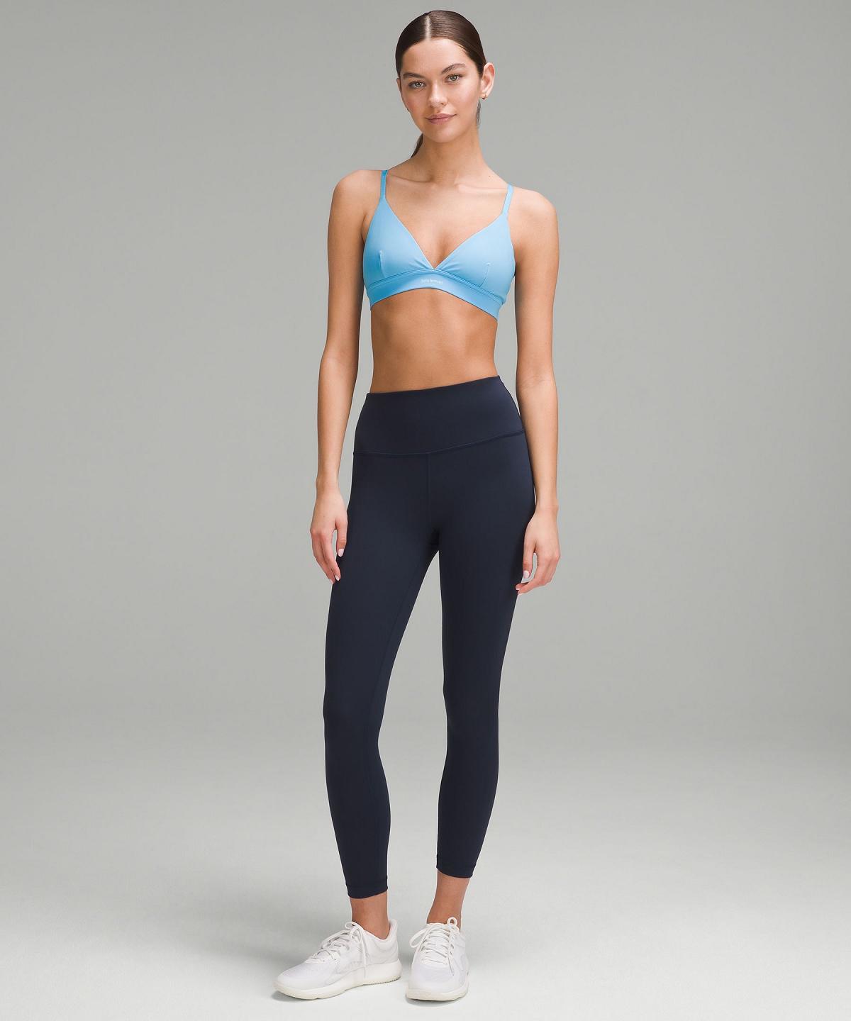 Blue Light Women Lululemon License to Train Triangle Sports Bra | AU_LuLu77022