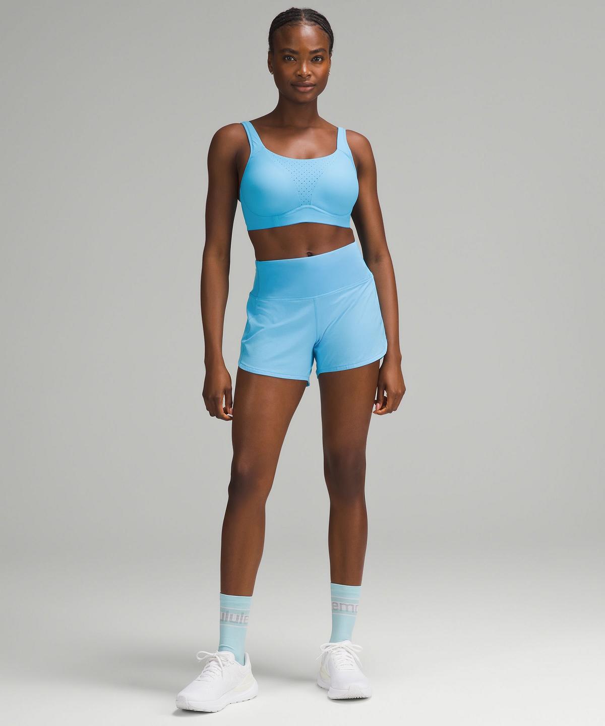 Blue Light Women Lululemon Run Times Sports Bra | AU_LuLu92703