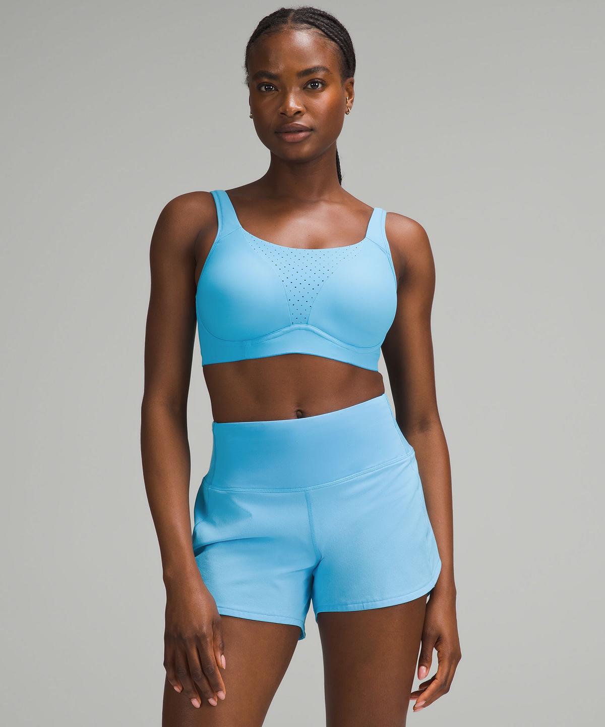 Blue Light Women Lululemon Run Times Sports Bra | AU_LuLu92703