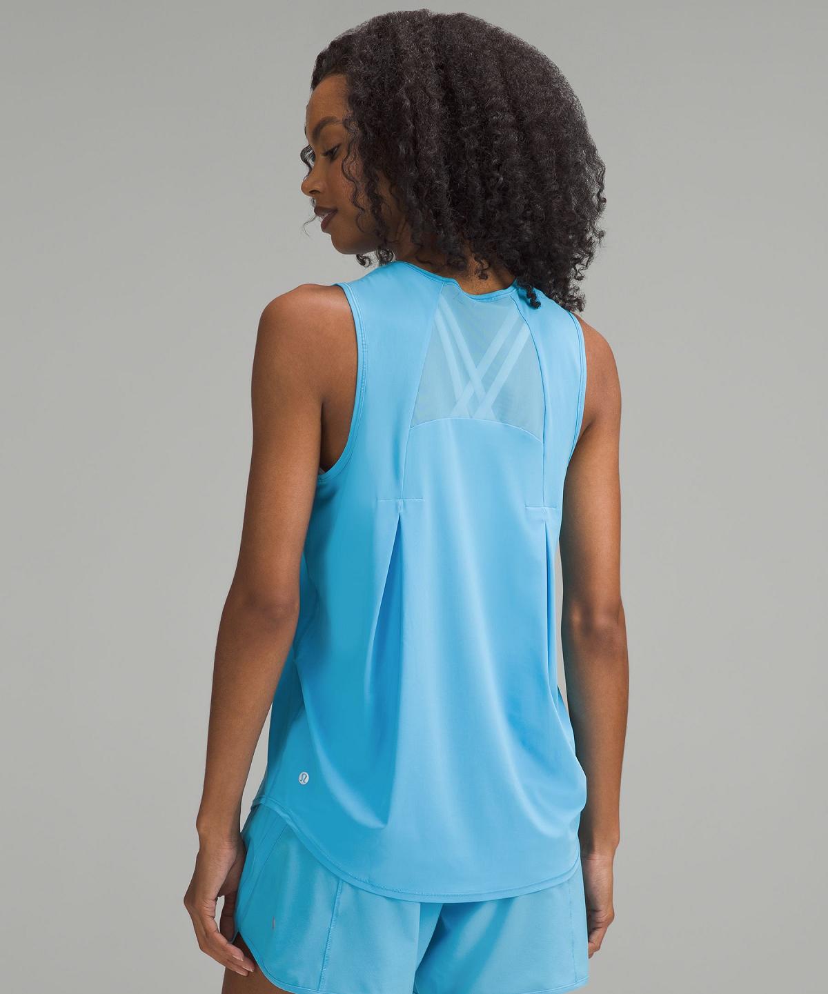 Blue Light Women Lululemon Sculpt Shirts | AU_LuLu22660