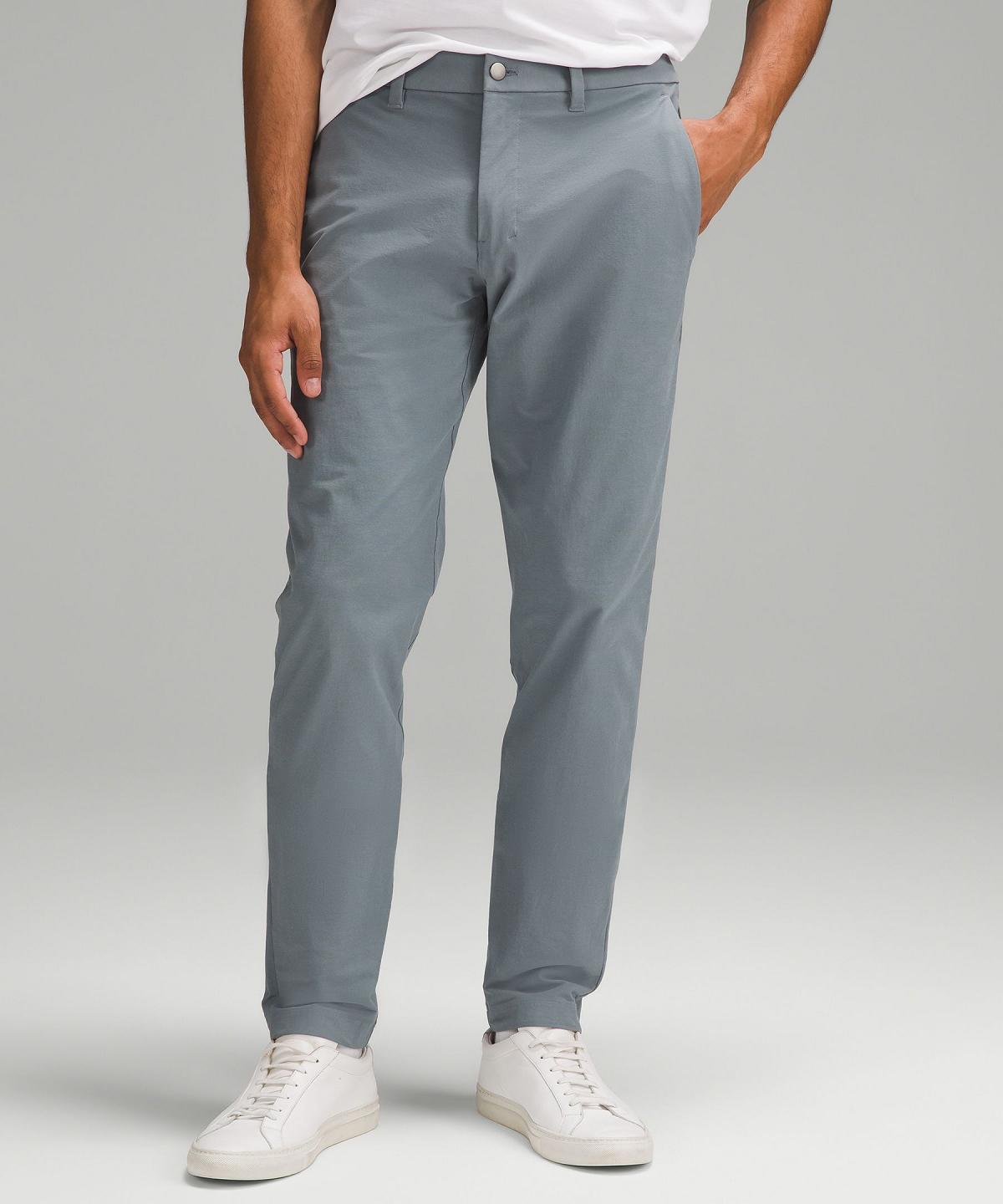 Blue Men Lululemon ABC Slim-Fit 30"L Trousers | AU_LuLu83934