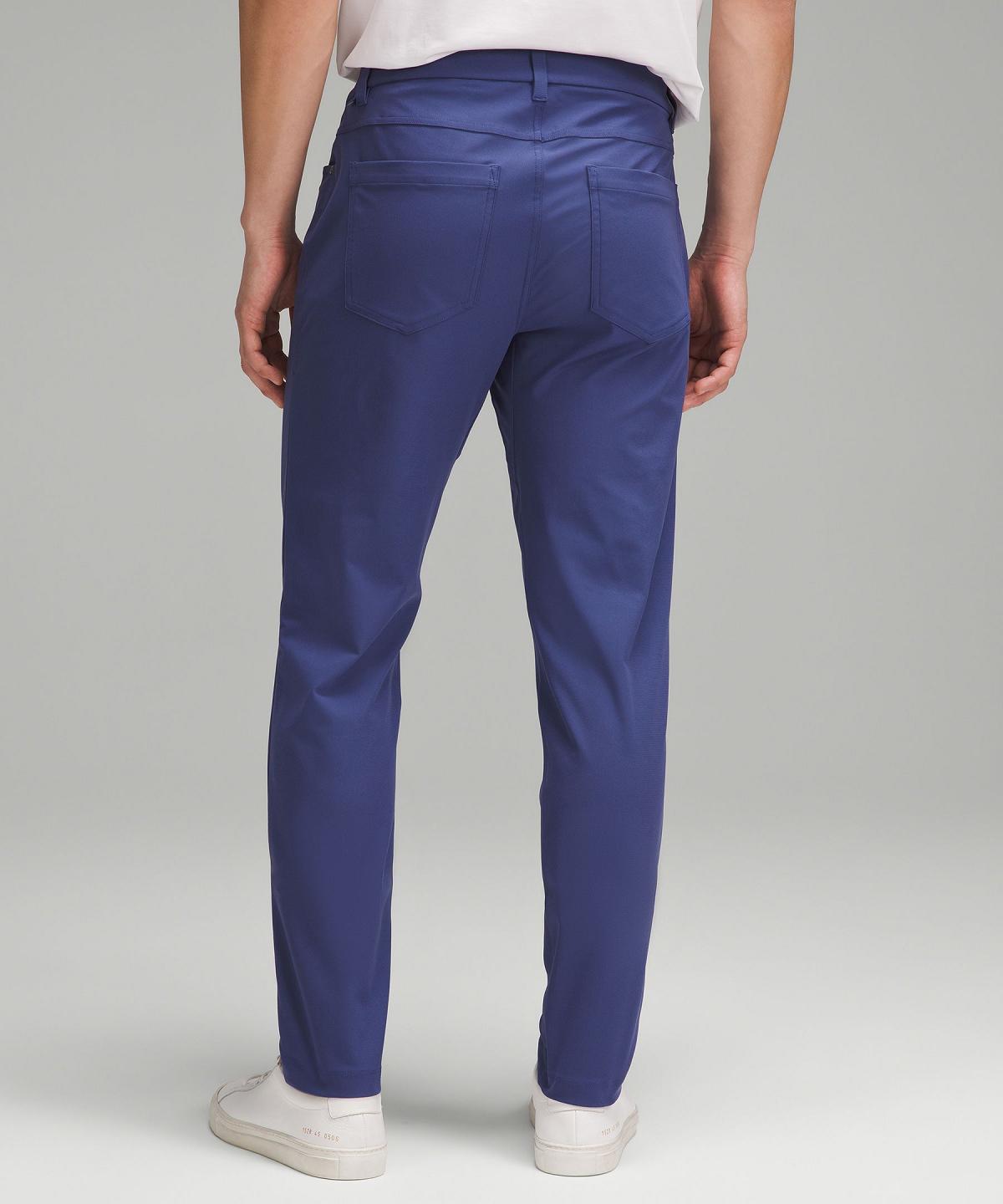 Blue Men Lululemon ABC Slim-Fit 5 Pocket 30"L Pants | AU_LuLu88072