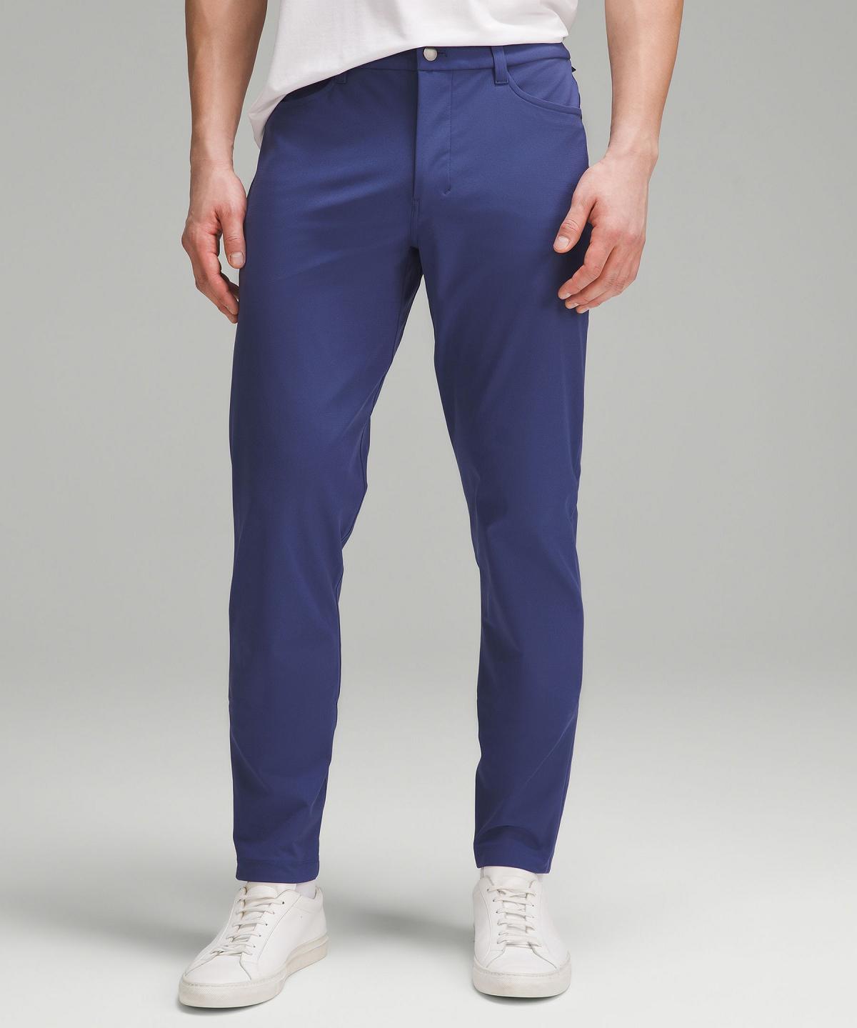 Blue Men Lululemon ABC Slim-Fit 5 Pocket 30"L Pants | AU_LuLu88072