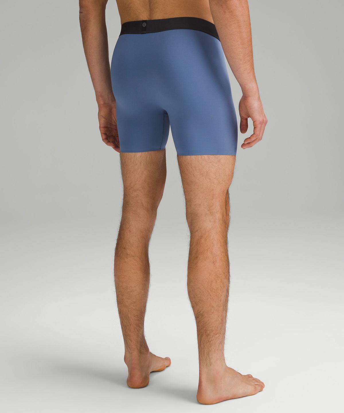 Blue Men Lululemon Built to Move Boxer 5" Underwear | AU_LuLu17962