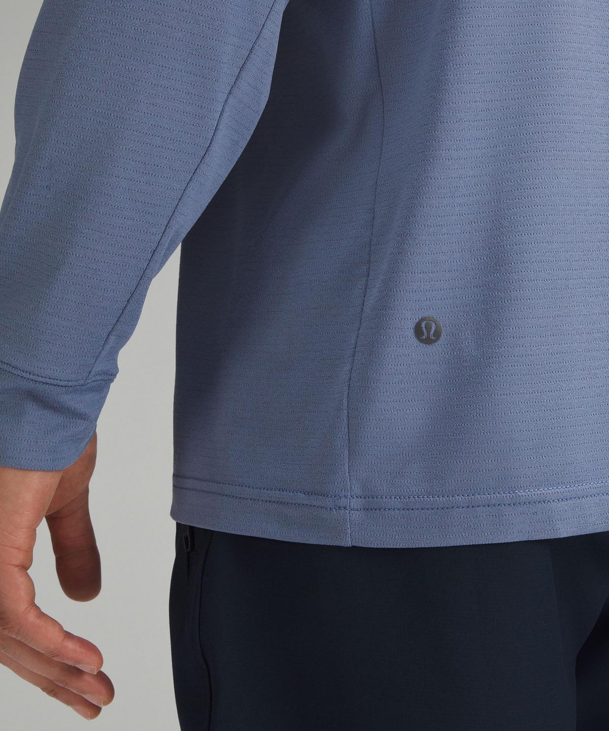 Blue Men Lululemon License to Train Relaxed-Fit Long-Sleeve Shirts | AU_LuLu18296