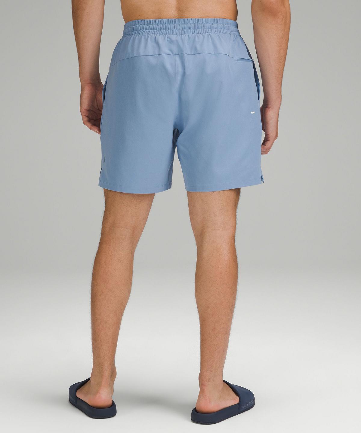 Blue Men Lululemon Pool 7" Shorts | AU_LuLu77450