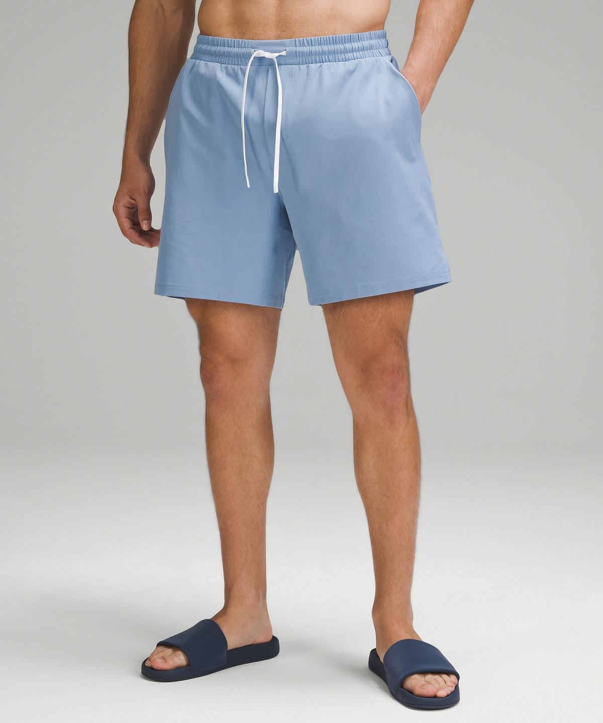 Blue Men Lululemon Pool Short 7" Swim Trunks | AU_LuLu94053