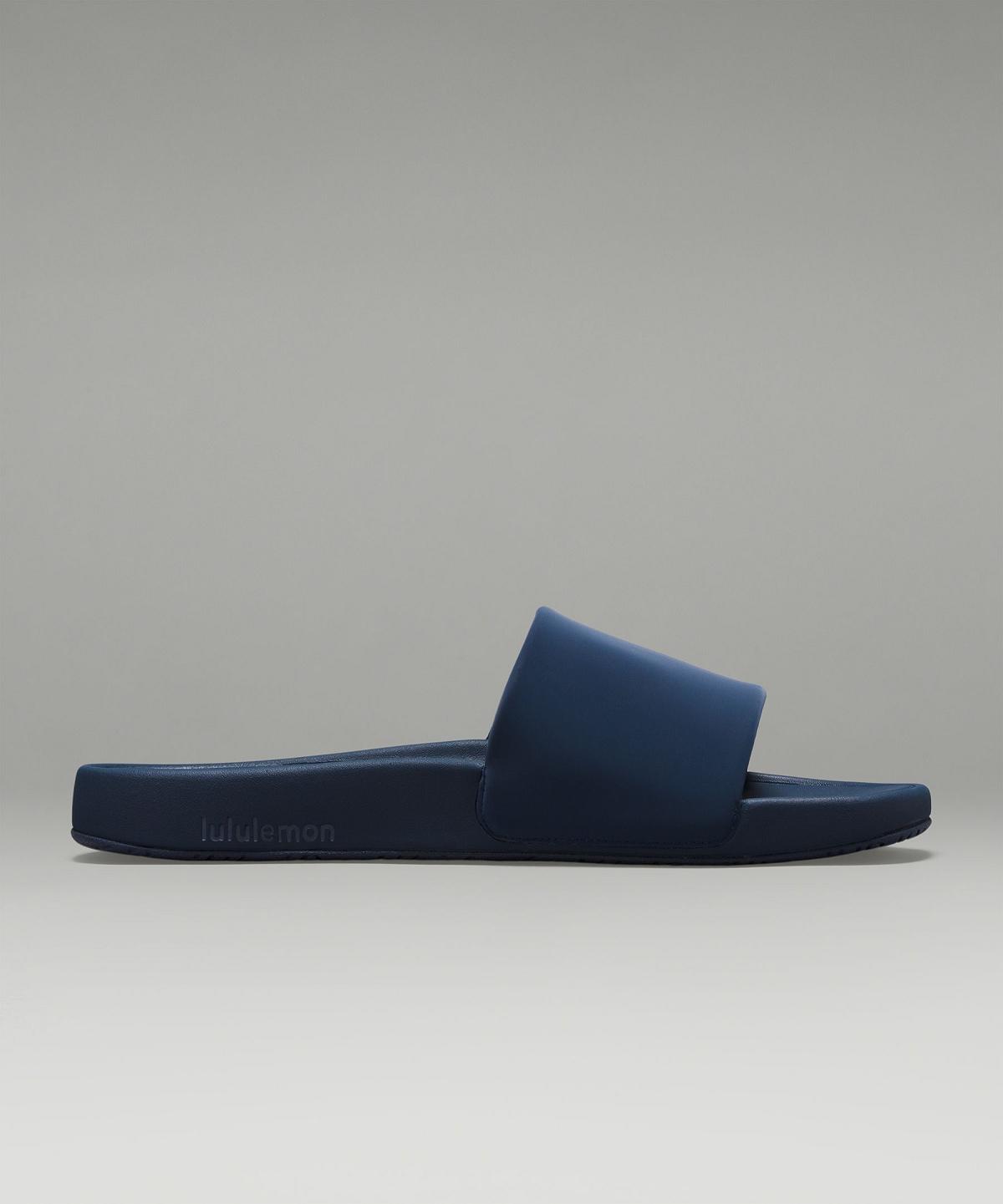 Blue Men Lululemon Restfeel Slide Shoes | AU_LuLu52993