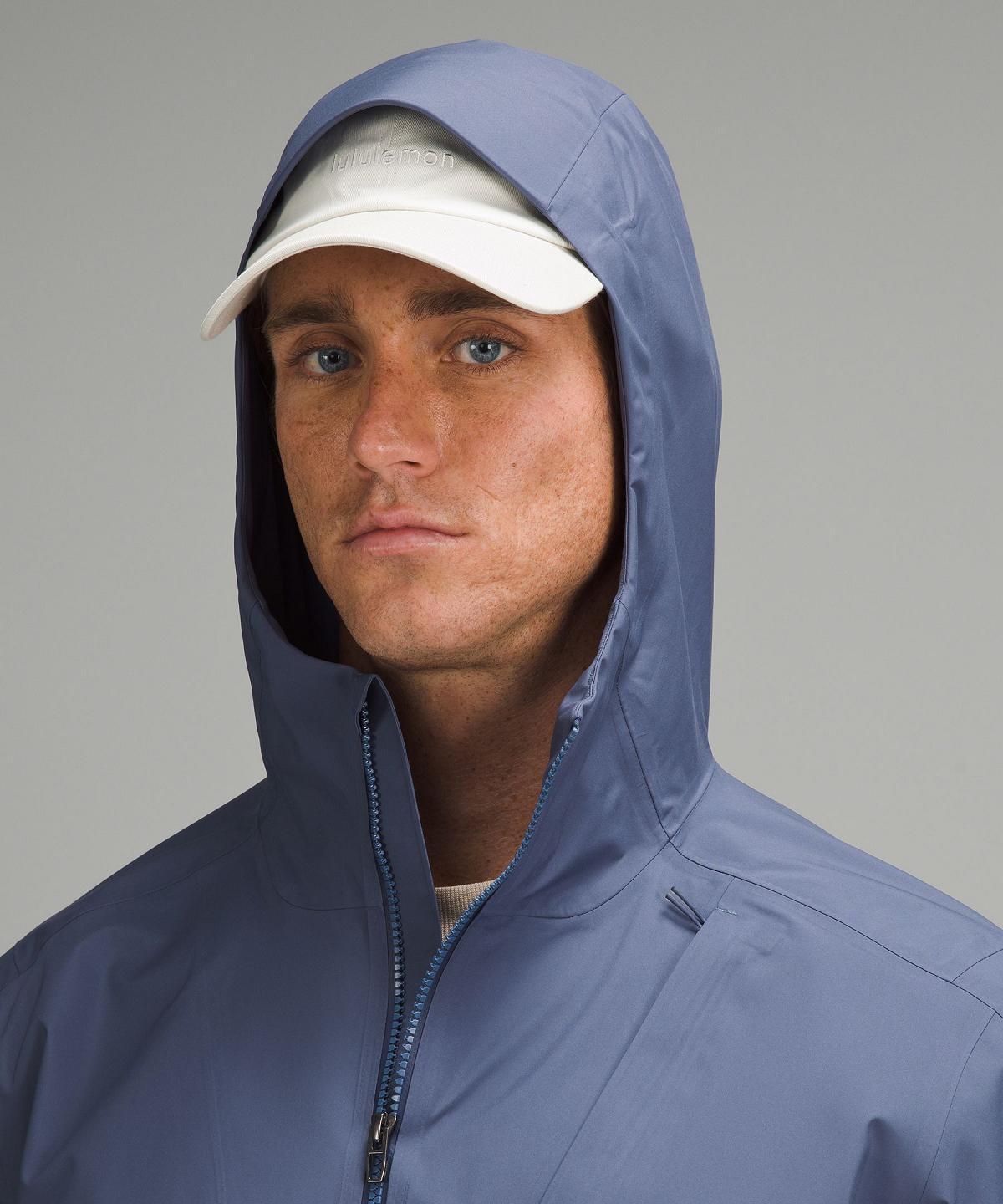 Blue Men Lululemon Waterproof Full-Zip Rain Coats & Jackets | AU_LuLu80787