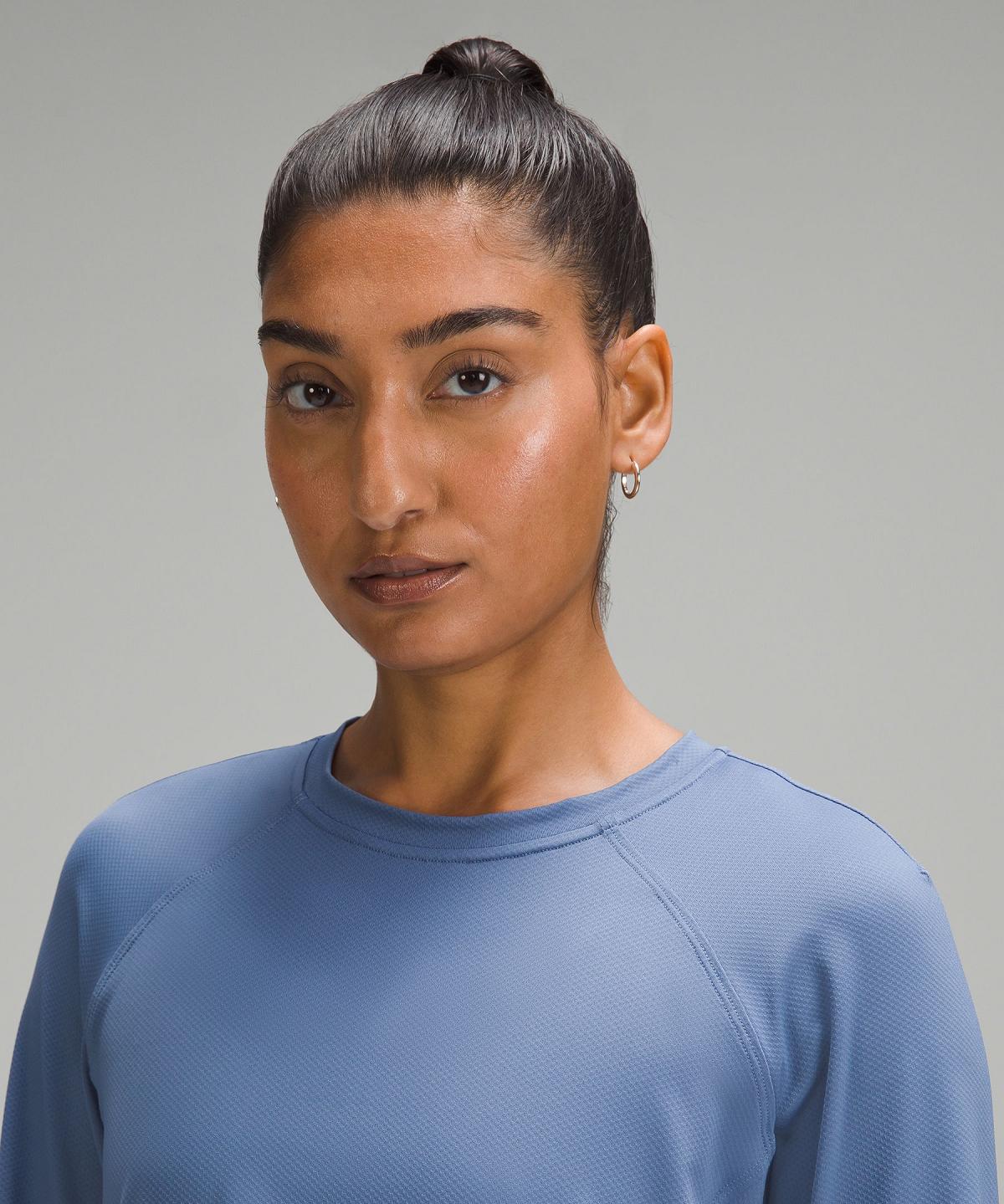 Blue Women Lululemon Abrasion-Resistant High-Coverage Long Sleeve Shirts | AU_LuLu21733