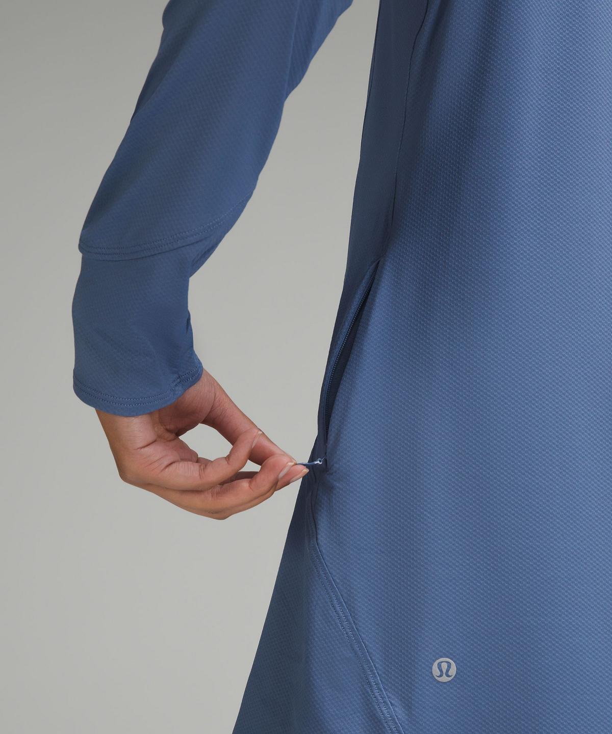 Blue Women Lululemon Abrasion-Resistant High-Coverage Long Sleeve Shirts | AU_LuLu21733