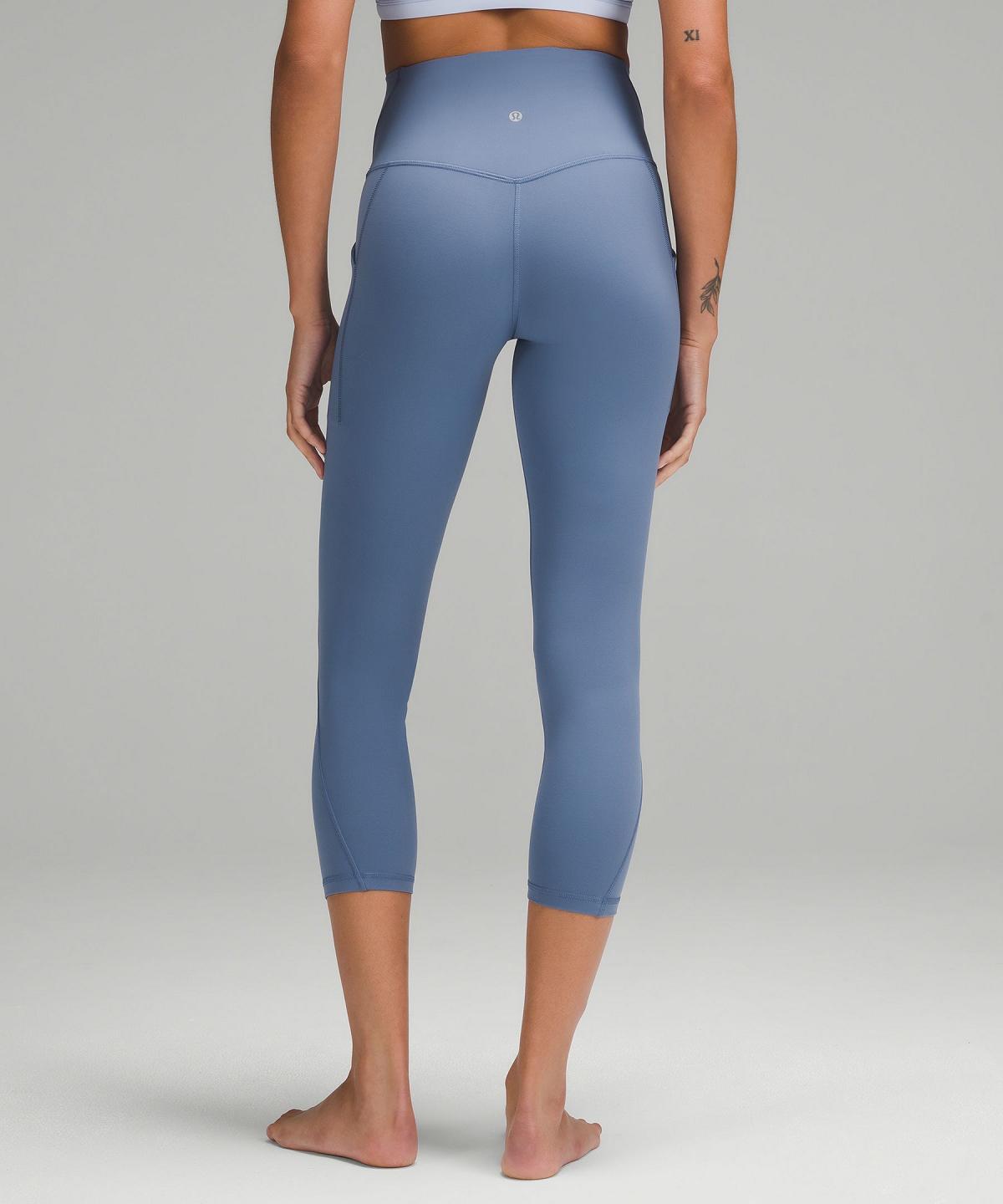 Blue Women Lululemon Align™ High-Rise Crop with Pockets 23" Leggings | AU_LuLu99624