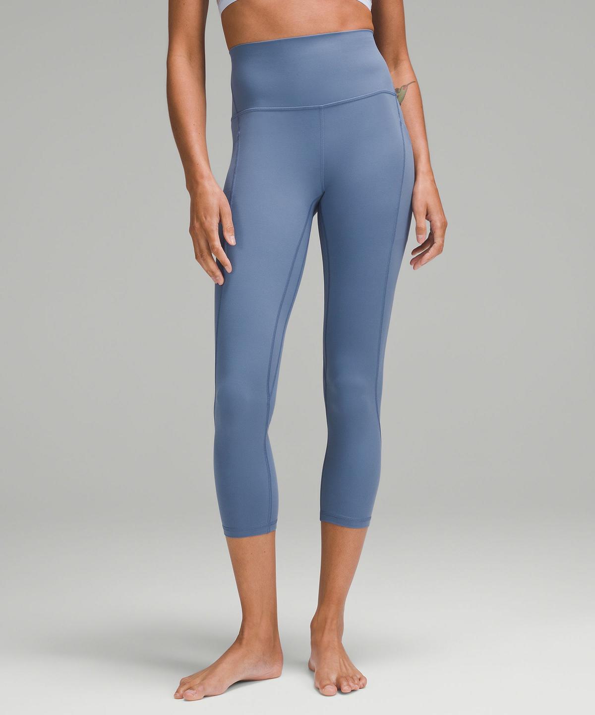 Blue Women Lululemon Align™ High-Rise Crop with Pockets 23" Leggings | AU_LuLu99624