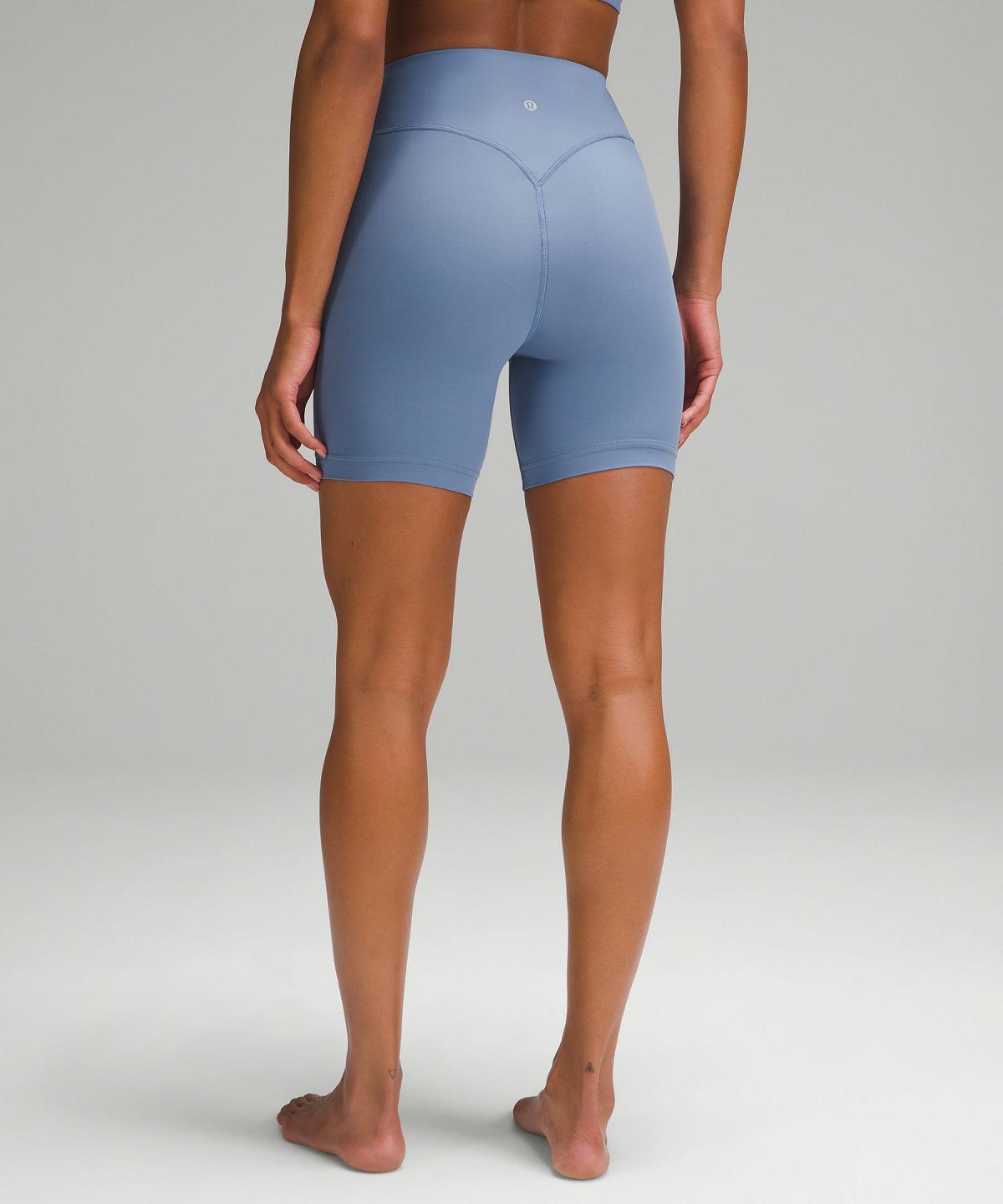 Blue Women Lululemon Breezethrough High-Rise 6" Shorts | AU_LuLu58956