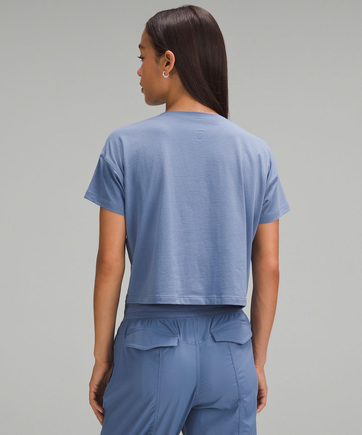 Blue Women Lululemon Cates T-Shirt Shirts | AU_LuLu30481