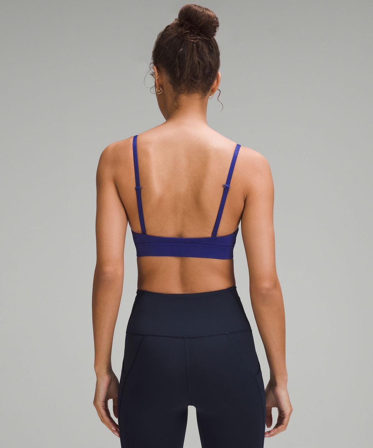 Blue Women Lululemon License to Train Triangle Light Support, A/B Cup Sports Bra | AU_LuLu34284