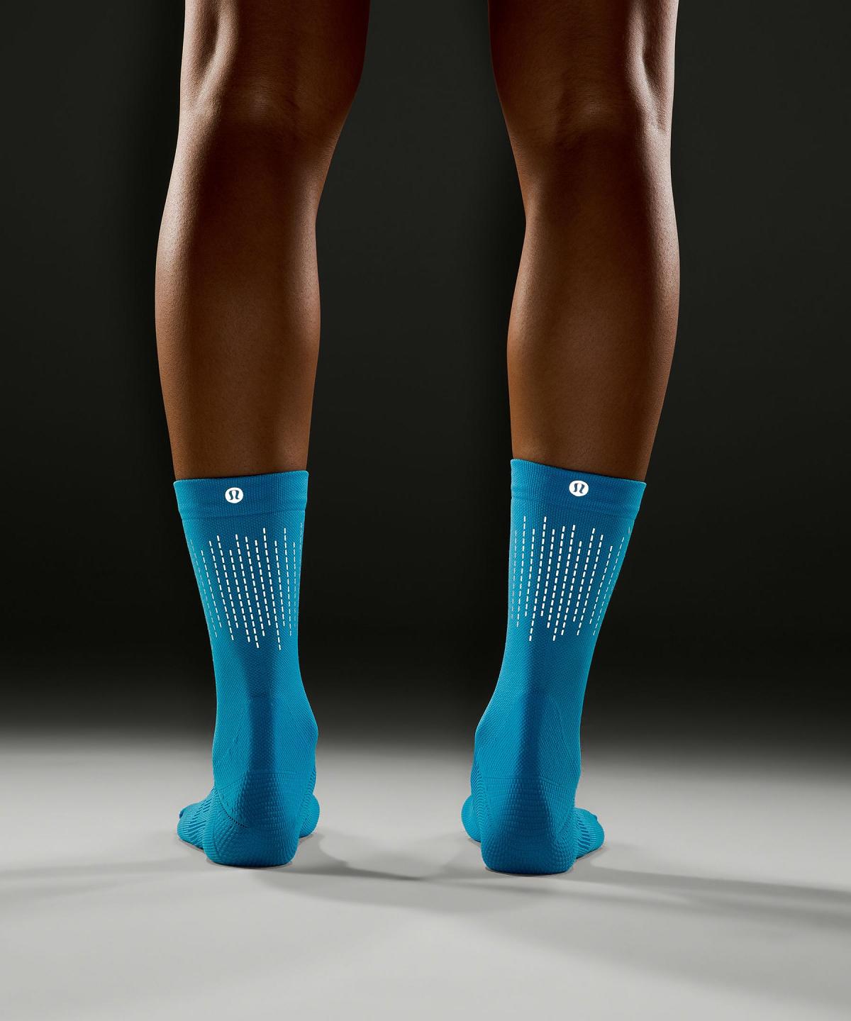 Blue Women Lululemon Power Stride Crew Socks | AU_LuLu14995