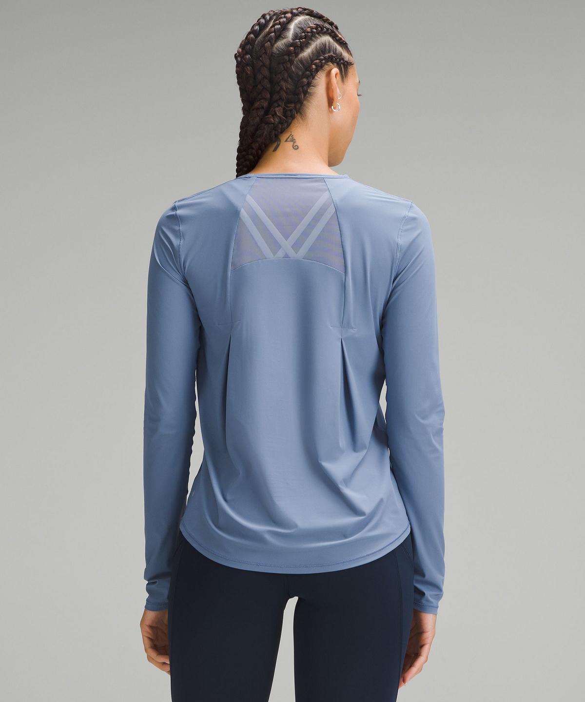 Blue Women Lululemon Sculpt Long-Sleeve Shirts | AU_LuLu90521