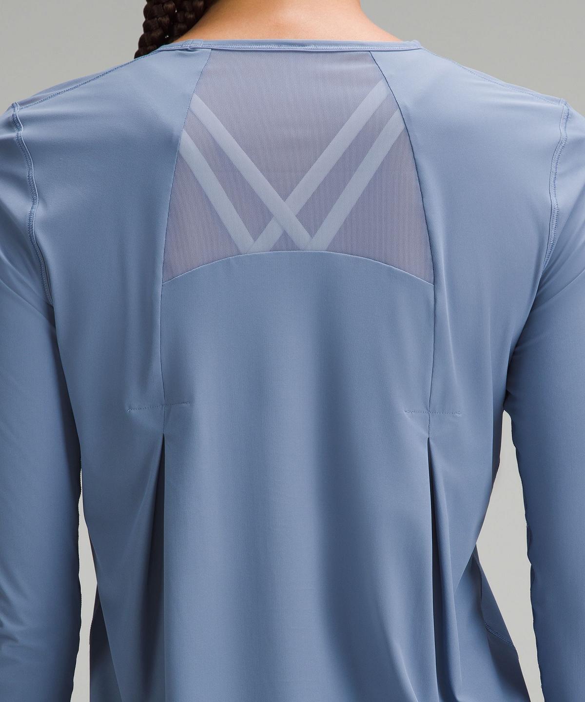 Blue Women Lululemon Sculpt Long-Sleeve Shirts | AU_LuLu90521