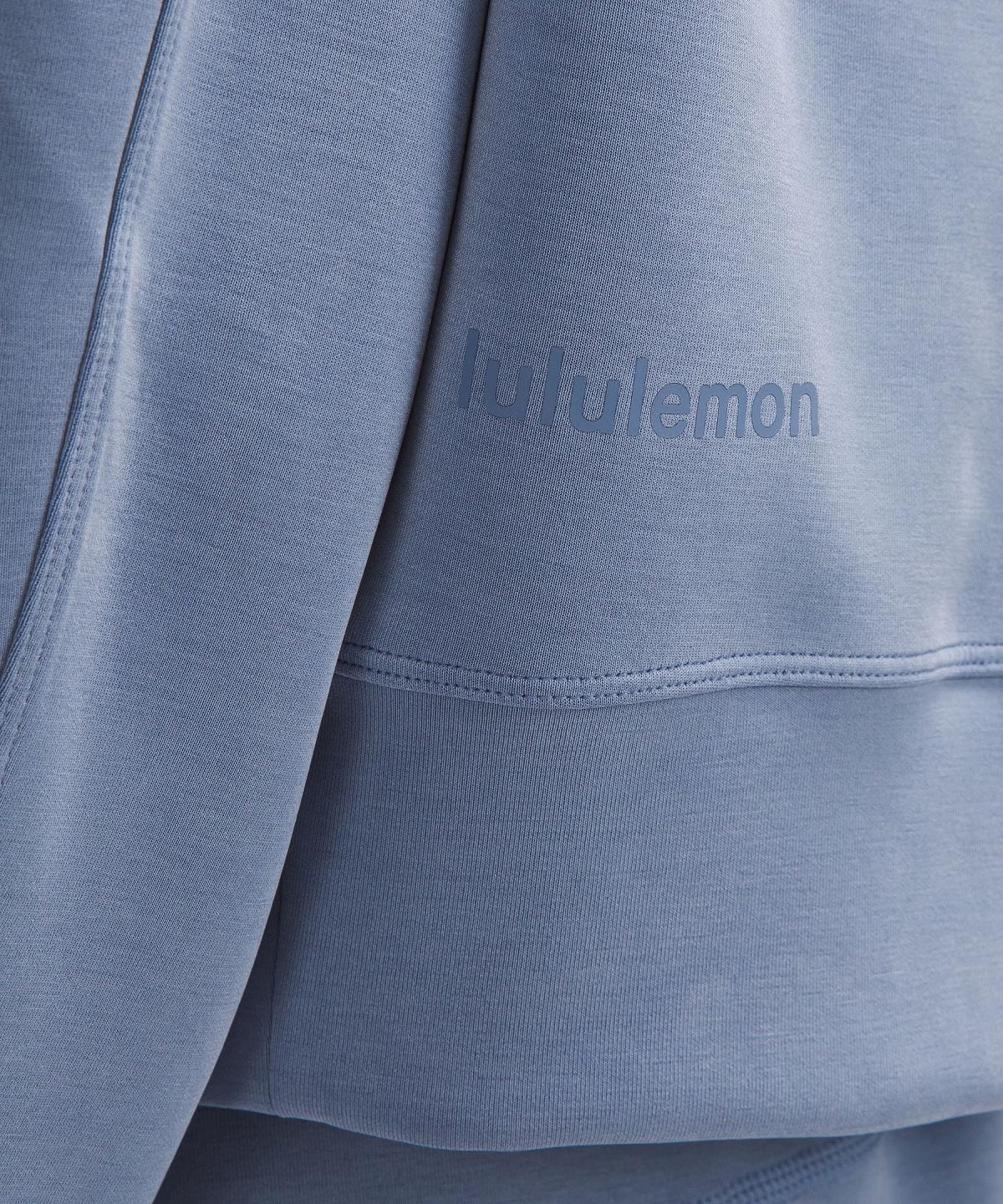 Blue Women Lululemon Softstreme Perfectly Oversized Cropped Crew Hoodies & Sweatshirts | AU_LuLu13868