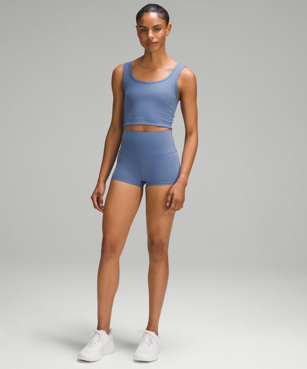 Blue Women Lululemon Wunder Train High-Rise 2" Shorts | AU_LuLu49889