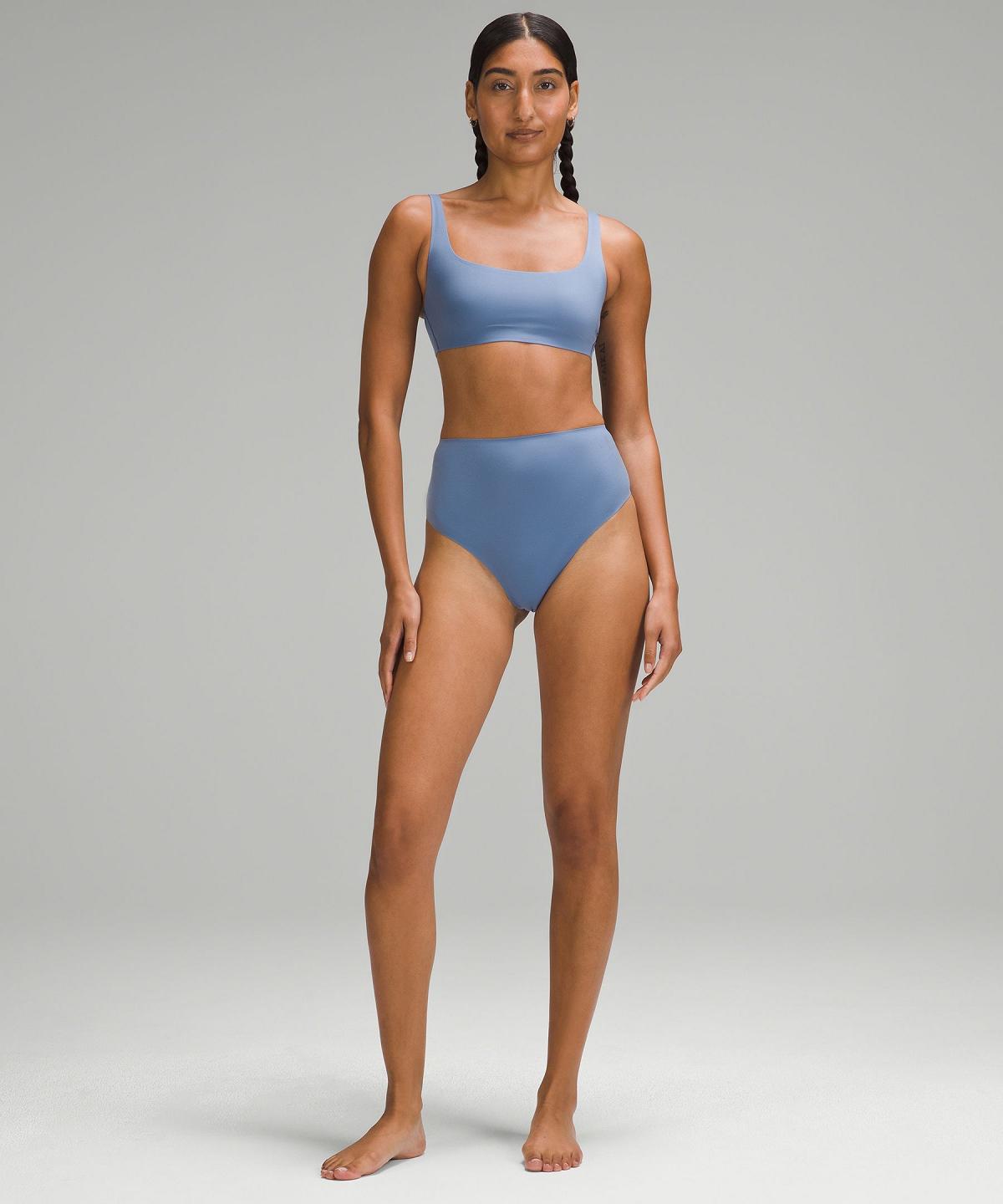 Blue Women Lululemon Wundermost Ultra-Soft Nulu High-Waist Thong Underwear | AU_LuLu84774