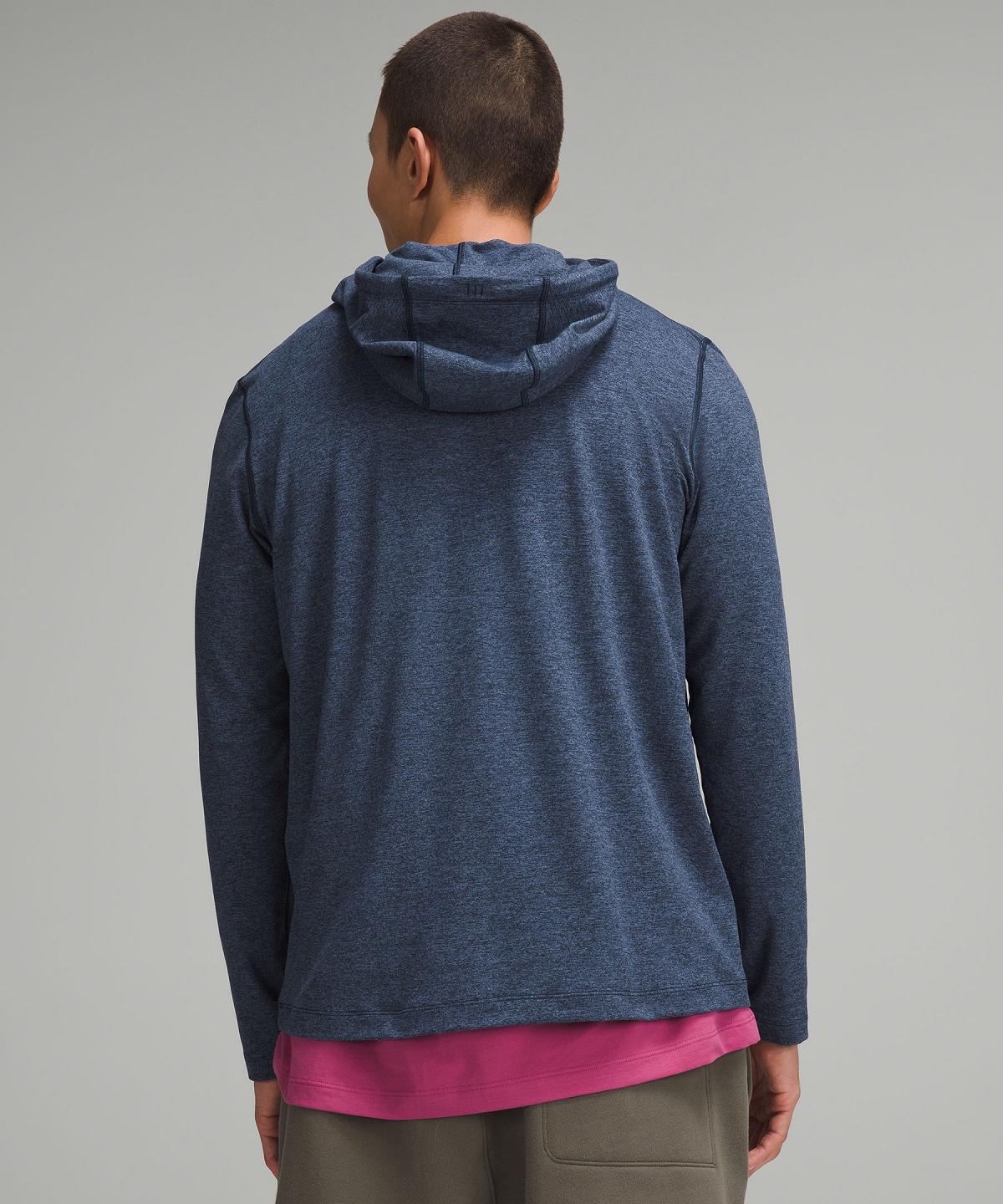 Blue / Navy Men Lululemon Soft Jersey Hoodies & Sweatshirts | AU_LuLu84000