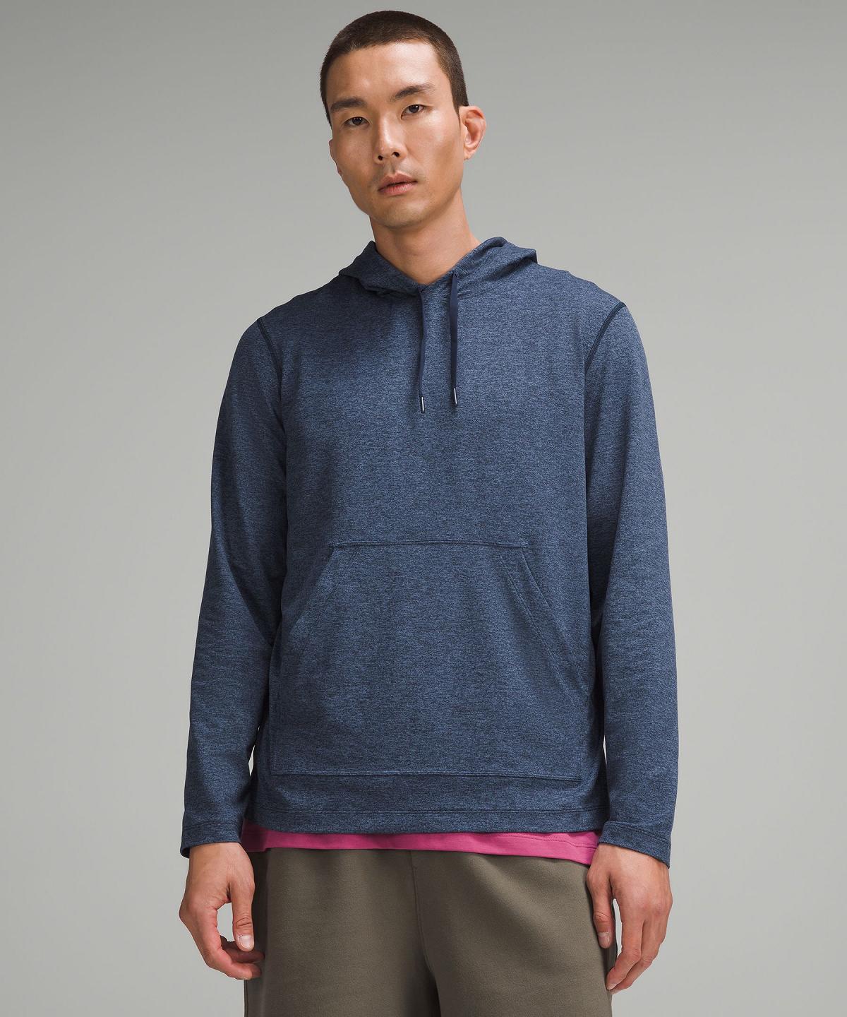 Blue / Navy Men Lululemon Soft Jersey Hoodies & Sweatshirts | AU_LuLu84000