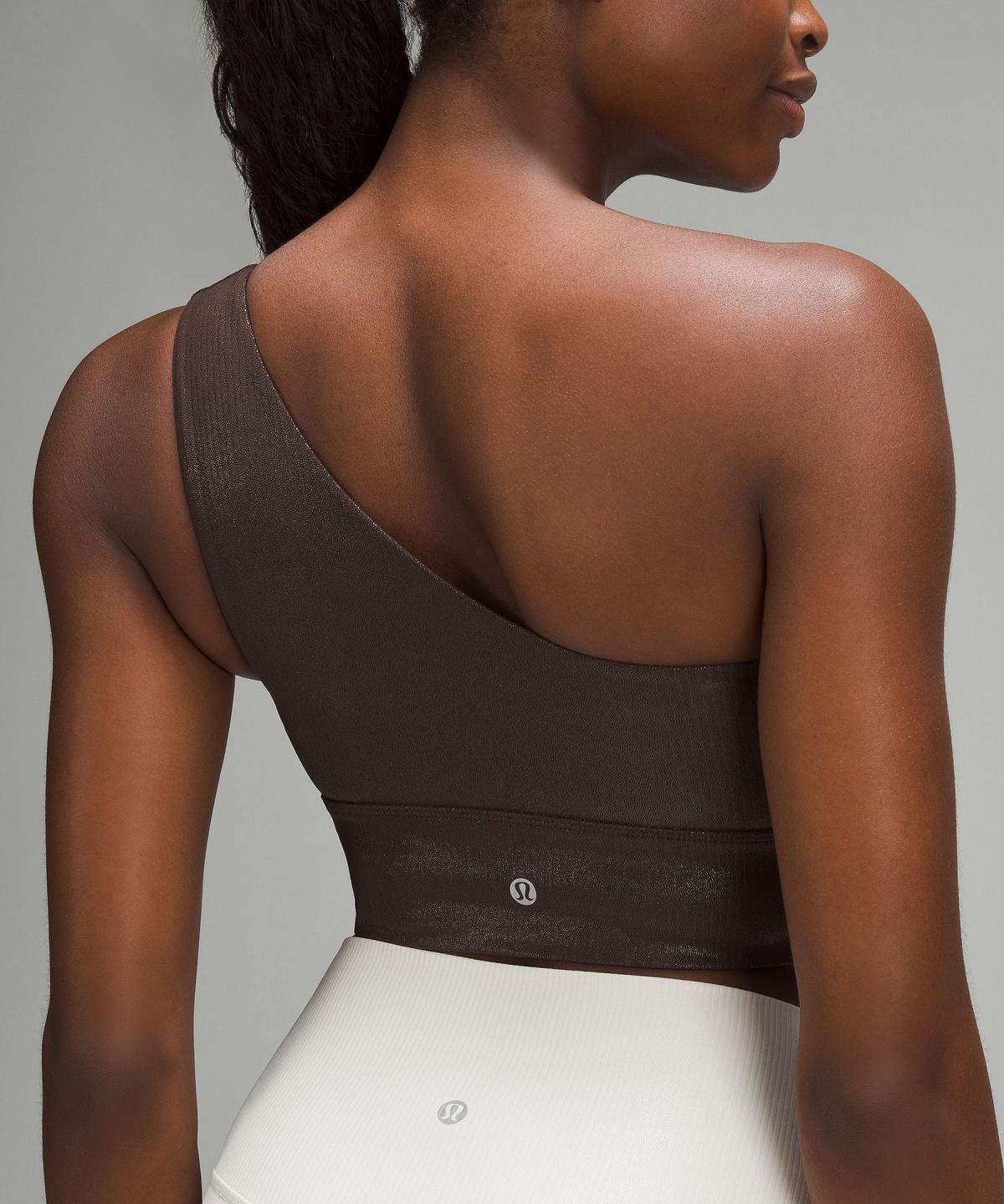 Brown Women Lululemon Align™ Asymmetrical Ribbed Sports Bra | AU_LuLu45976