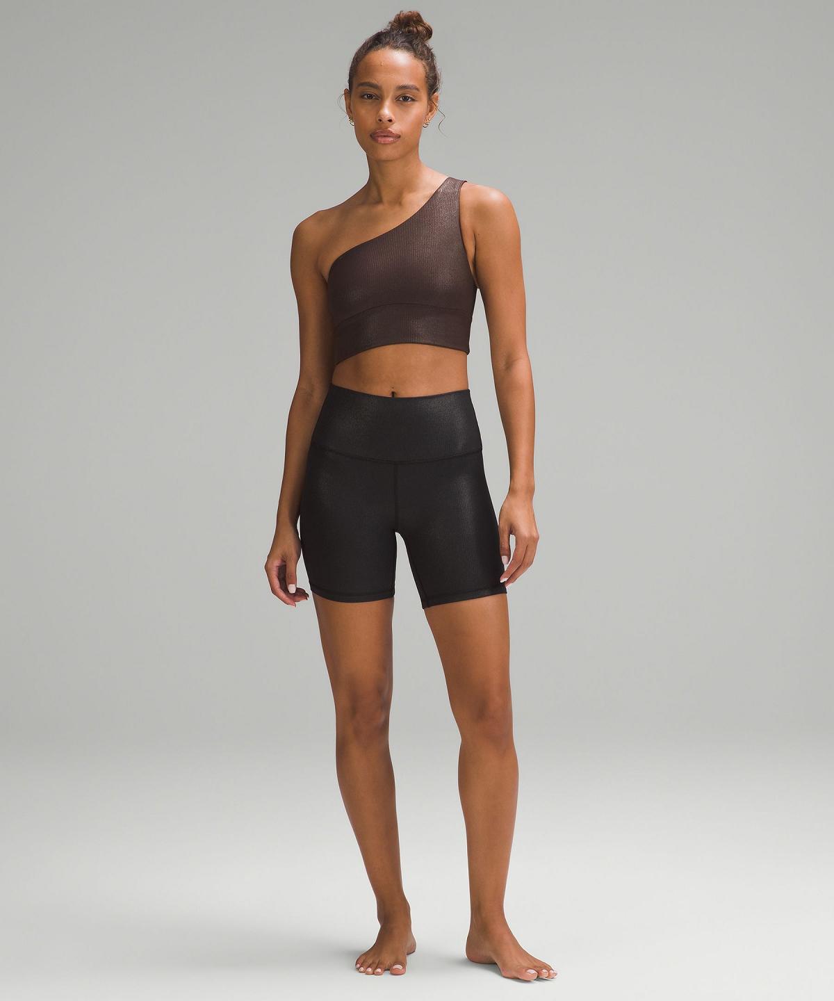 Brown Women Lululemon Align™ Asymmetrical Ribbed Sports Bra | AU_LuLu10880