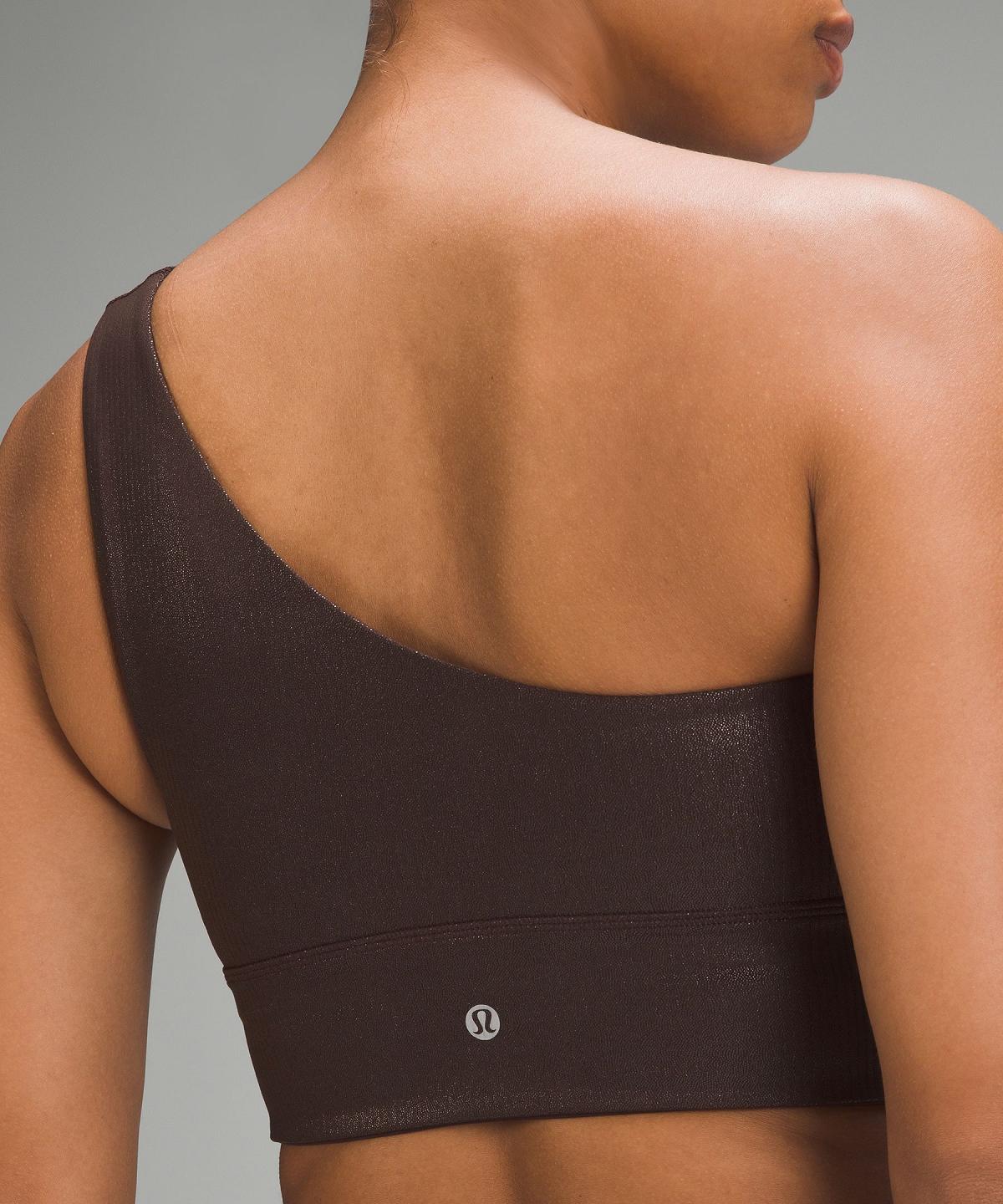 Brown Women Lululemon Align™ Asymmetrical Ribbed Sports Bra | AU_LuLu10880