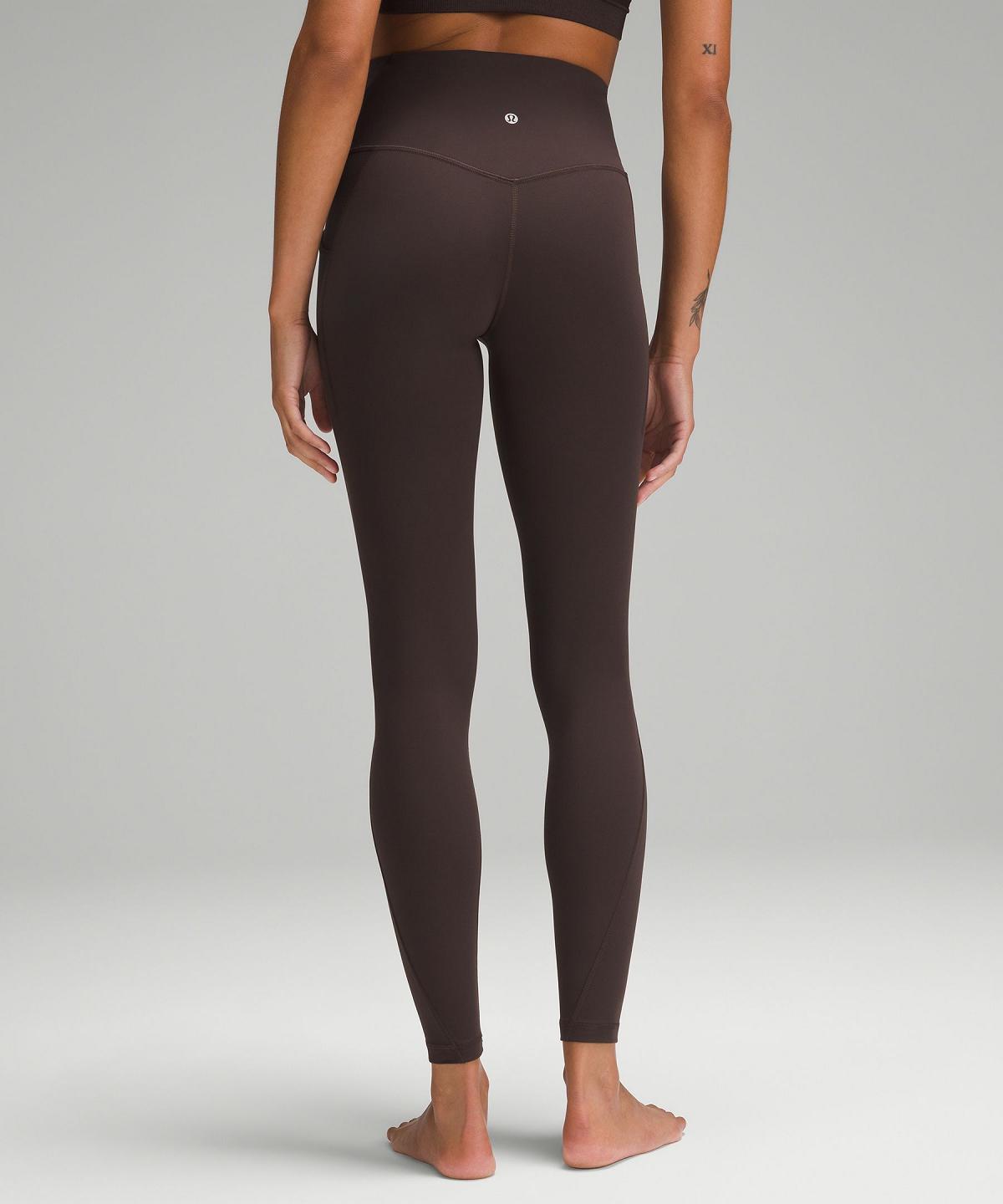 Brown Women Lululemon Align™ High-Rise Pant with Pockets 28" Leggings | AU_LuLu93674