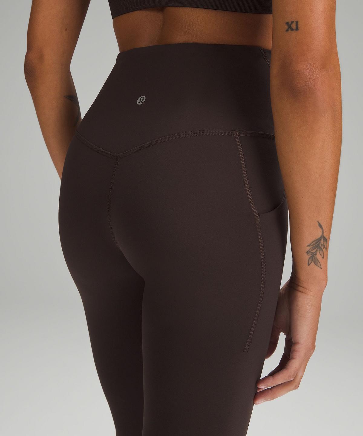 Brown Women Lululemon Align™ High-Rise Pant with Pockets 28" Leggings | AU_LuLu93674